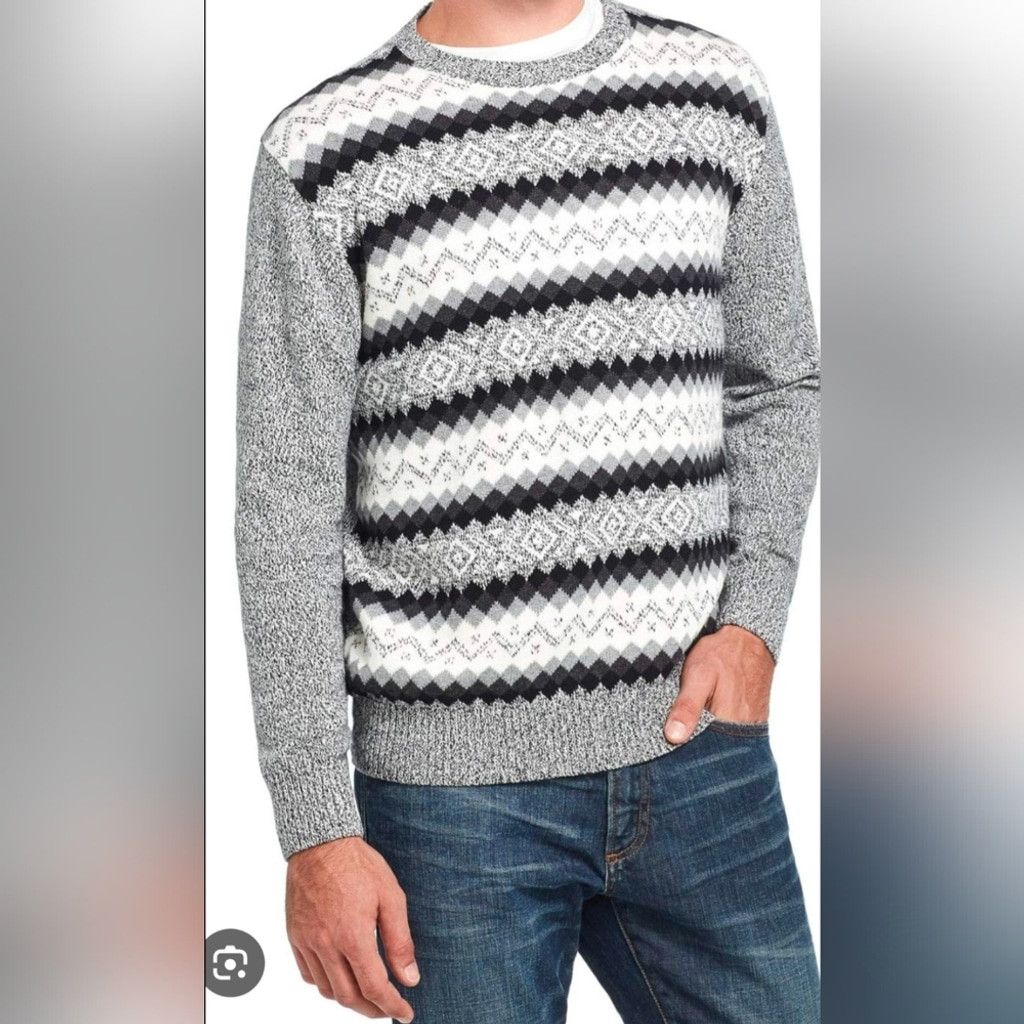 Weatherproof Weatherproof Vintage Black Marl Sweater Size Large Size US L / EU 52-54 / 3 - 1 Thumbnail