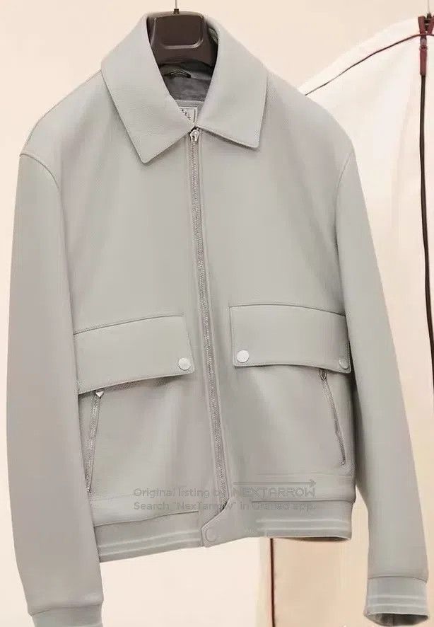 Hermes Hermes Deer Leather Jacket Size US M / EU 48-50 / 2 - 1 Thumbnail