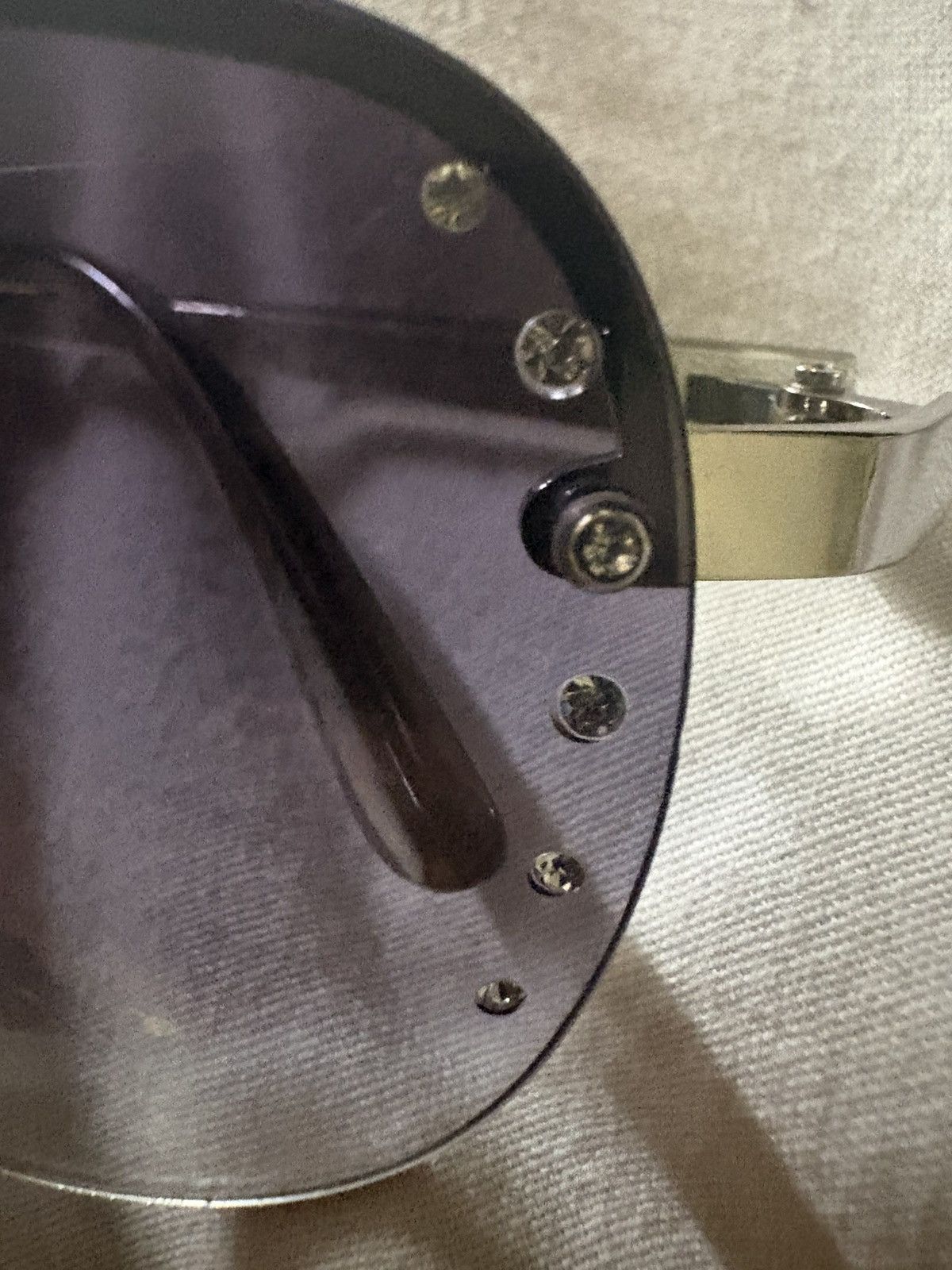 Other Women’s Diamond Stud Silver Metal Aviator Sunglasses Size ONE SIZE - 10 Thumbnail