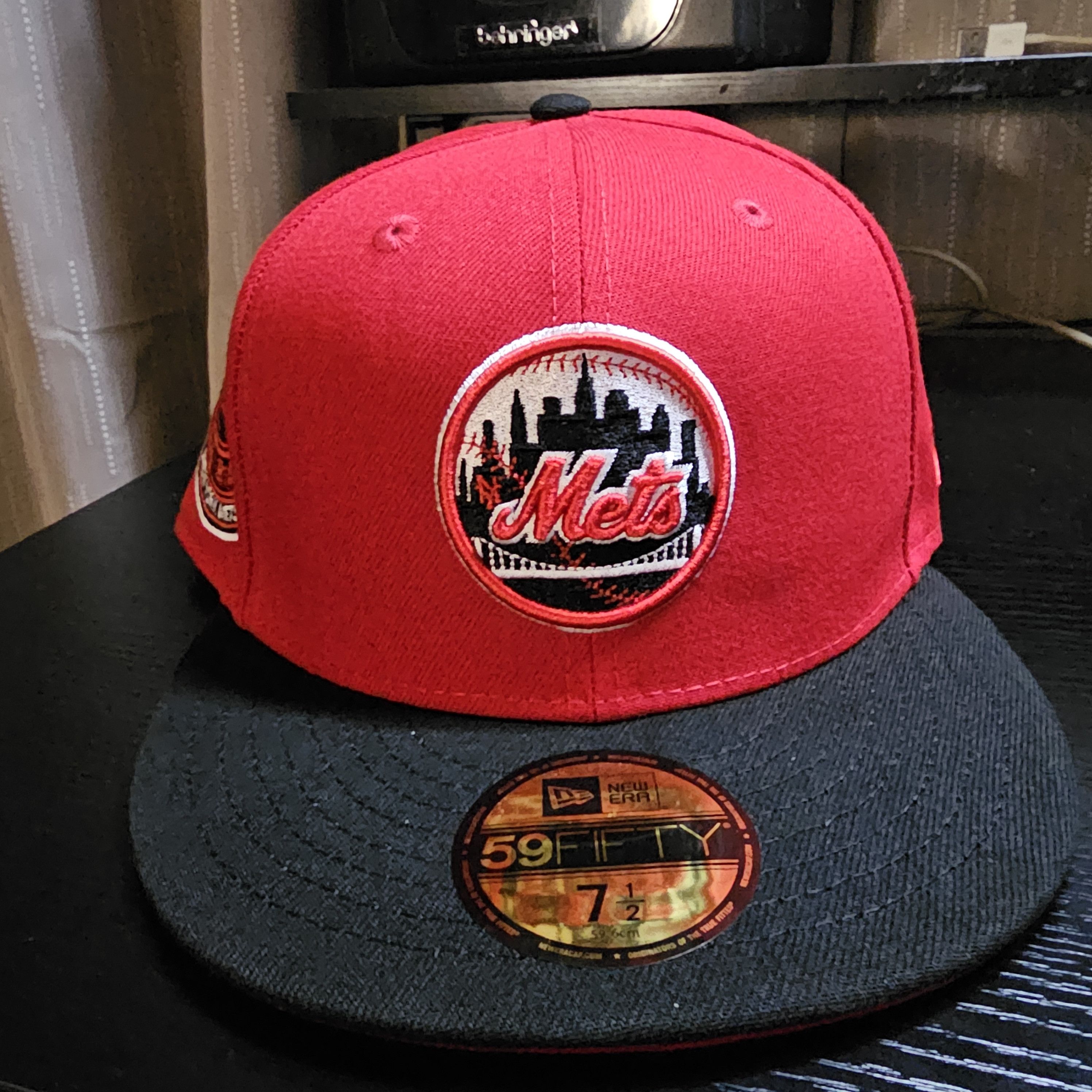 New Era Mets Red and Black Alt Logo Size ONE SIZE - 2 Thumbnail