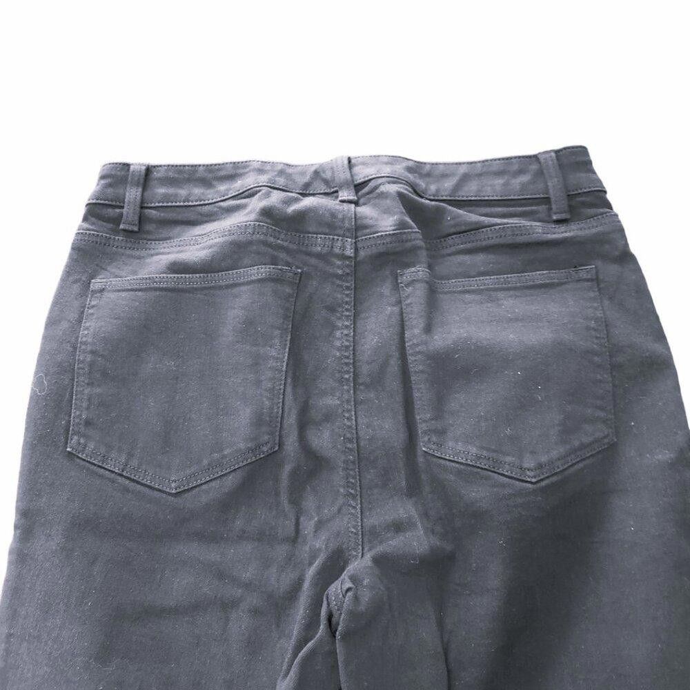 Designer CT1467 Talbots Black Flawless High Waist Straight Leg 10 Size 32" / US 10 / IT 46 - 4 Thumbnail