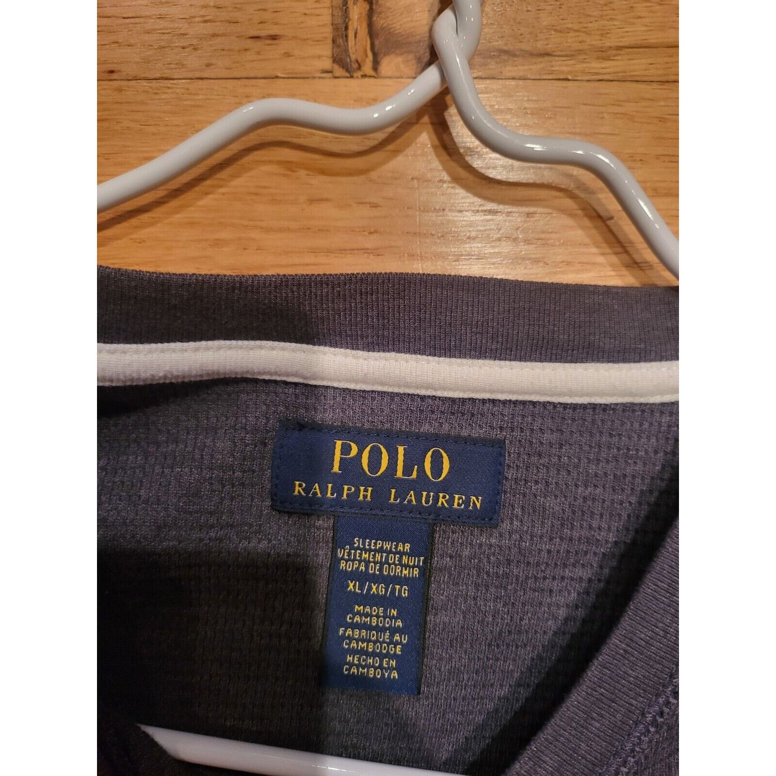 Ralph Lauren Polo Ralph Lauren Shirt Mens XL Grey Thermal Waffle Knit Size US XL / EU 56 / 4 - 3 Thumbnail