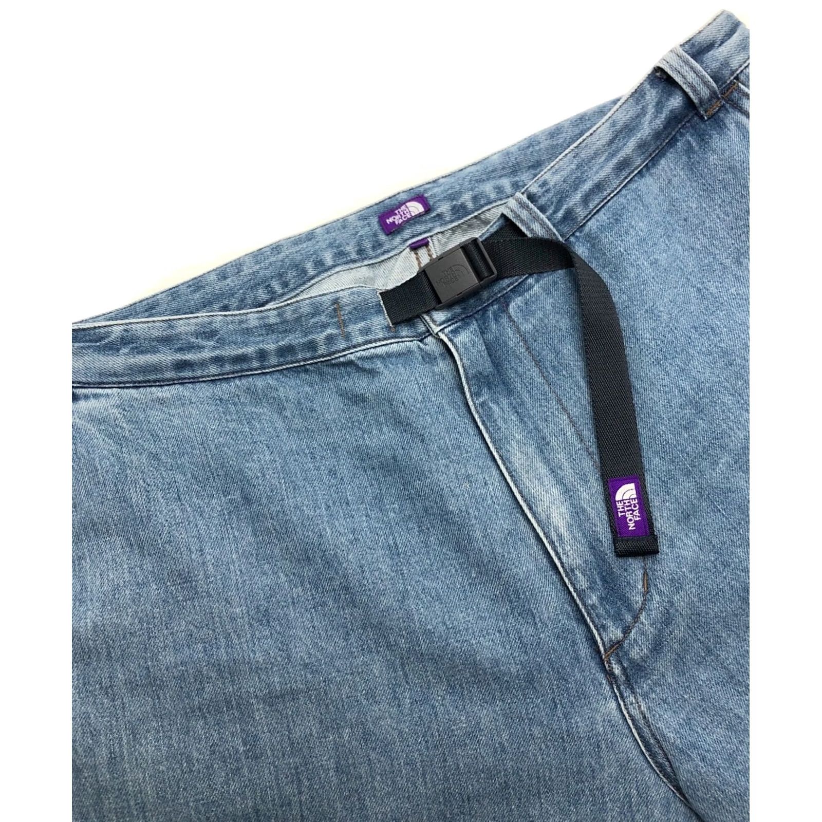 The North Face Purple Label THE NORTH FACE PURPLE LABEL Pants Denim Indigo 25SS Wide Tapered Field Size 36 Size US 36 / EU 52 - 4 Thumbnail