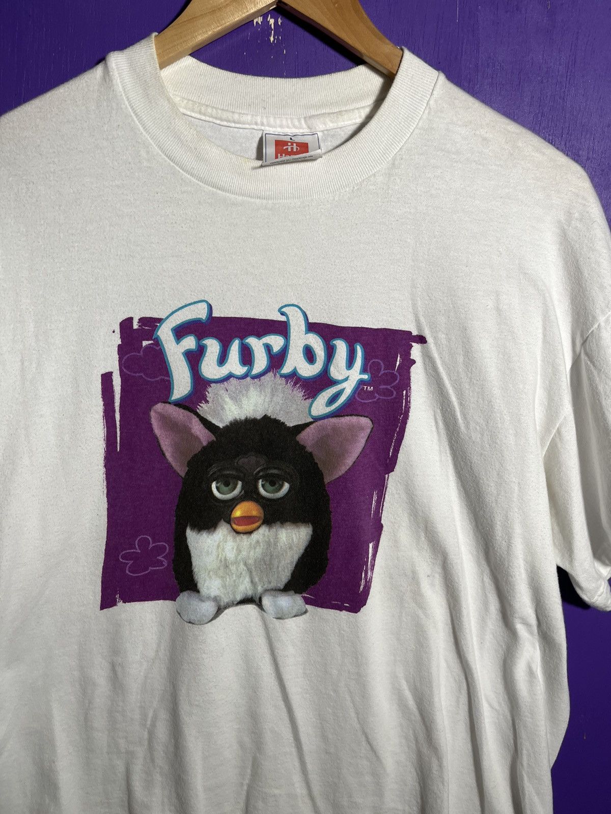 Vintage Vintage 90s Furby toy promo Germany t-shirt Size US L / EU 52-54 / 3 - 3 Thumbnail