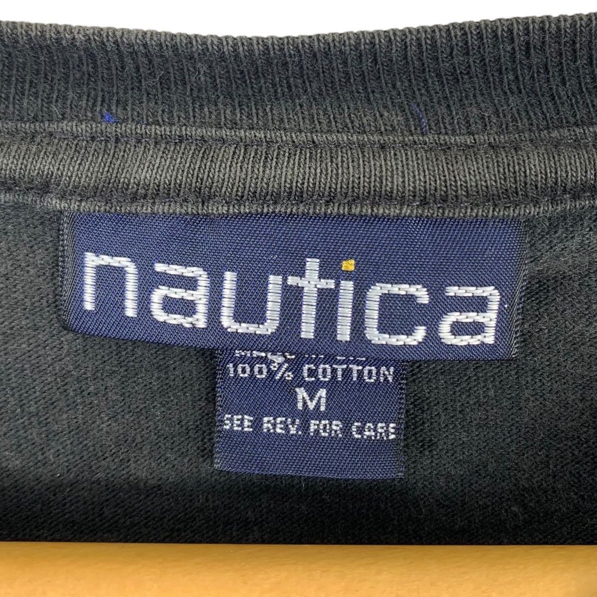 Nautica Vintage NAUTICA Compass Print Design Black Short Shirt Size US M / EU 48-50 / 2 - 5 Thumbnail