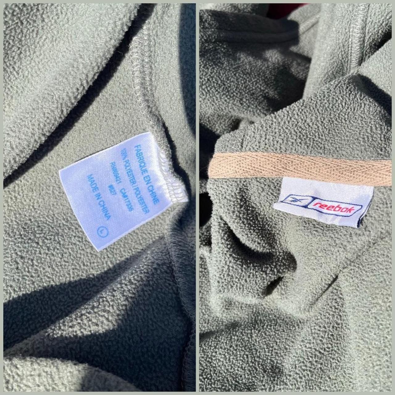 Reebok Vintage Y2k Reebok light green fleece full zip up hoodie L Size US L / EU 52-54 / 3 - 4 Thumbnail