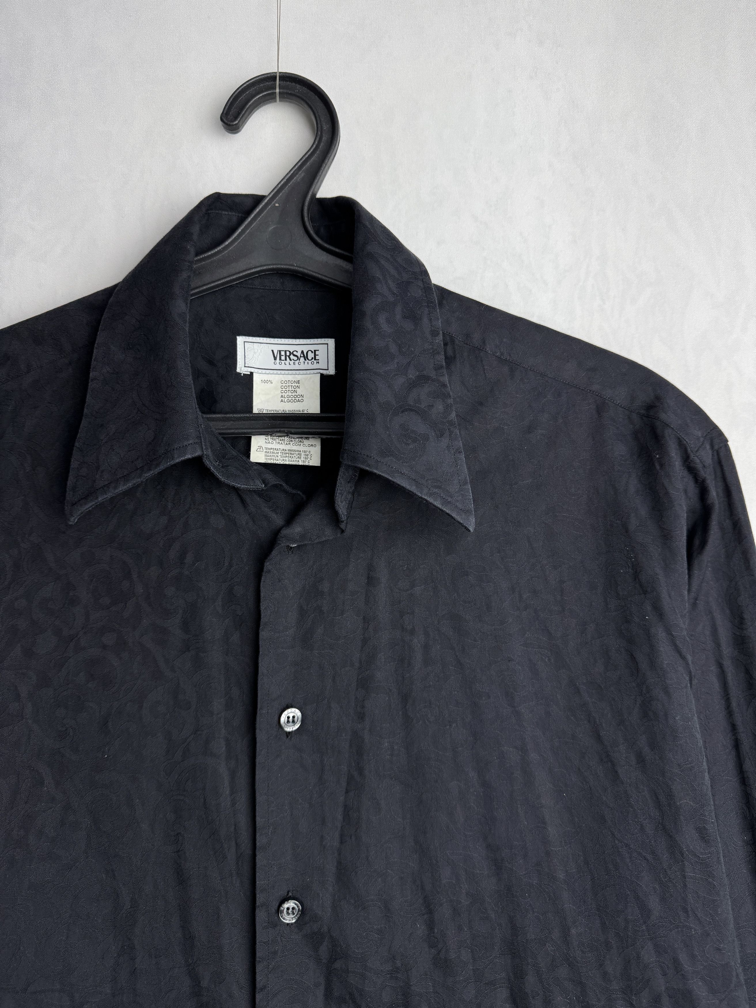Versace VERSACE COLLECTION men’s cotton button up shirt Size US M / EU 48-50 / 2 - 10 Thumbnail