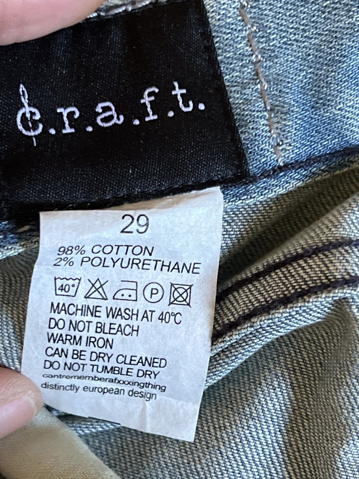 Other C.R.A.F.T JEANS Women’s skinny motorcycle denim Size 29" - 9 Thumbnail