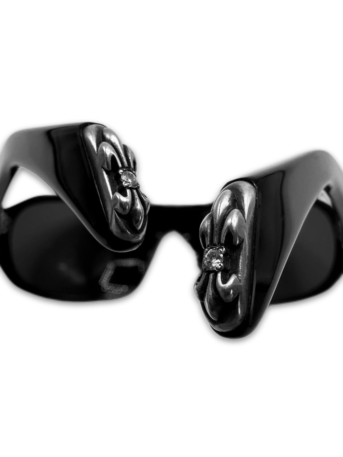 Chrome Hearts Chrome Hearts 78 Diamond Factory 1/1 2 Ruby Hung Sunglasses Size ONE SIZE - 5 Thumbnail
