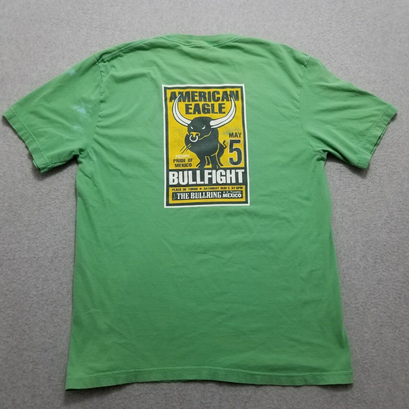 American Eagle Outfitters American Eagle Shirt Mens Medium Short Sleeve Bullfight Size US M / EU 48-50 / 2 - 2 Thumbnail