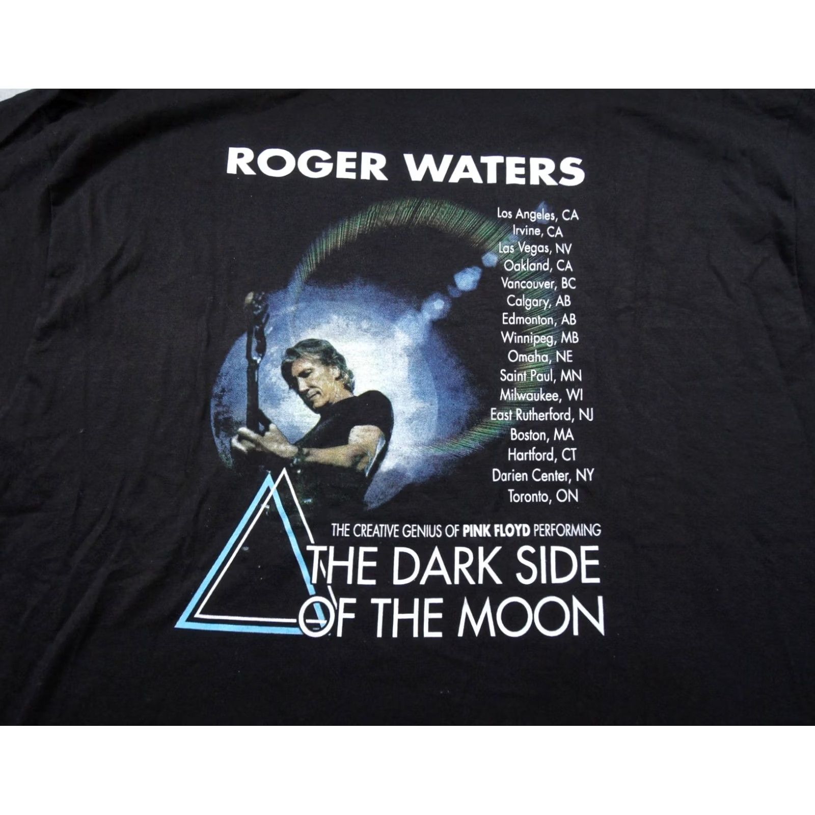 Vintage VINTAGE Pink Floyd Shirt Men 2XL Black Roger Water 2007 Tour Dark Side Of The Moon Band Shirt Size US XXL / EU 58 / 5 - 5 Thumbnail