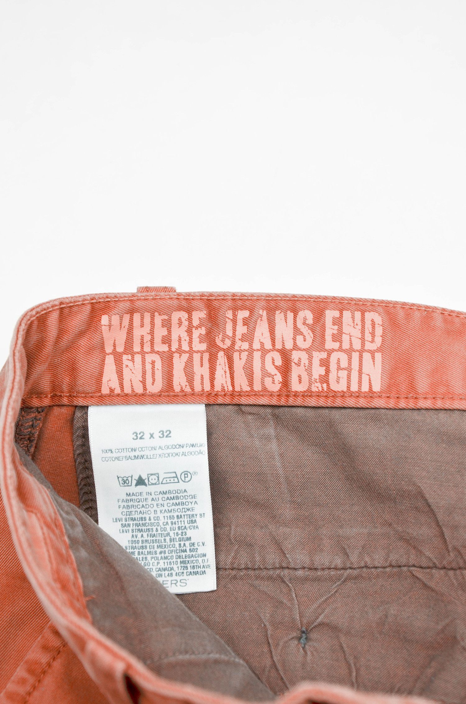 Dockers Dockers Classic Chino Pants – Size 32x32 (Made in Cambodia) Size US 32 / EU 48 - 8 Thumbnail