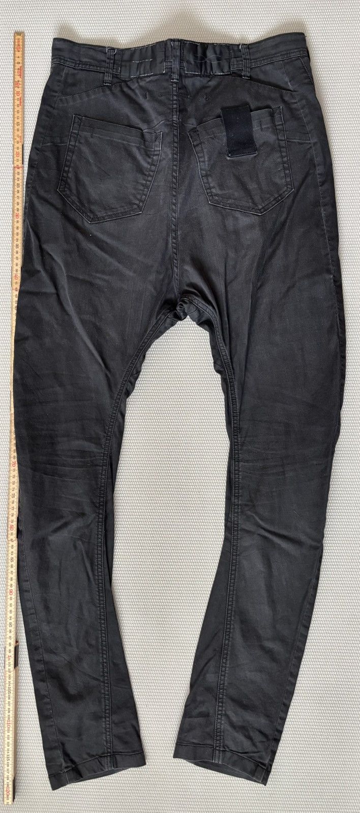 Julius Julius_7 [sefiroth;] SS16 – stretch denim drop crotch pants Size US 32 / EU 48 - 2 Thumbnail