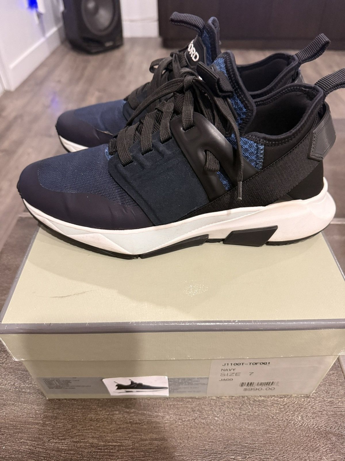 Tom Ford Tom Ford Jago Sneakers suede leather size 7 Made in italy Size US 7 / EU 40 - 5 Thumbnail