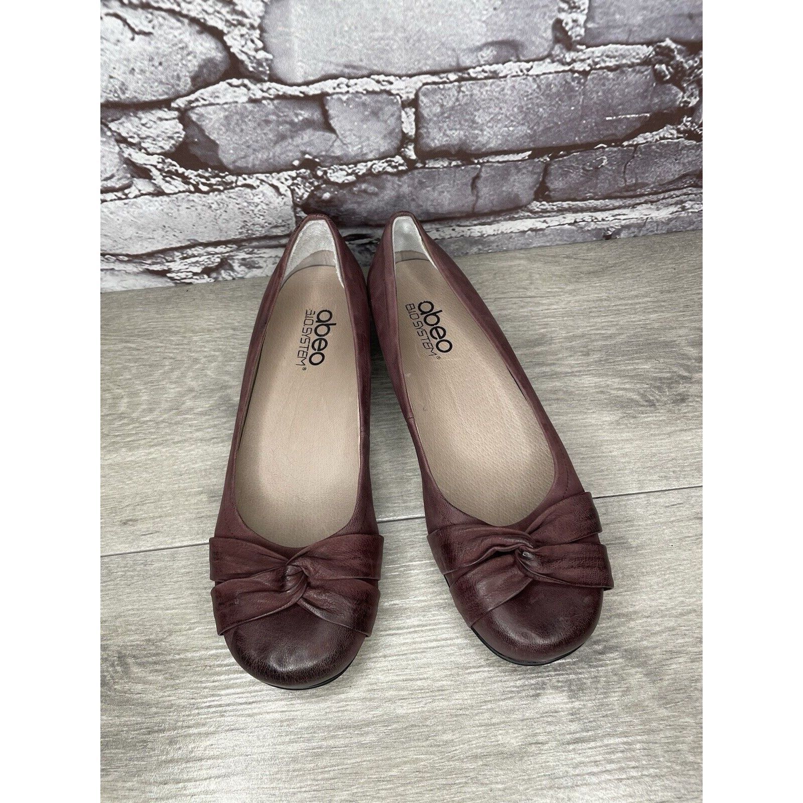 Other Abeo BIO System Terrie Slip On Shoes Sz 8N Purple Knotted Le Size US 8 / IT 38 - 4 Thumbnail