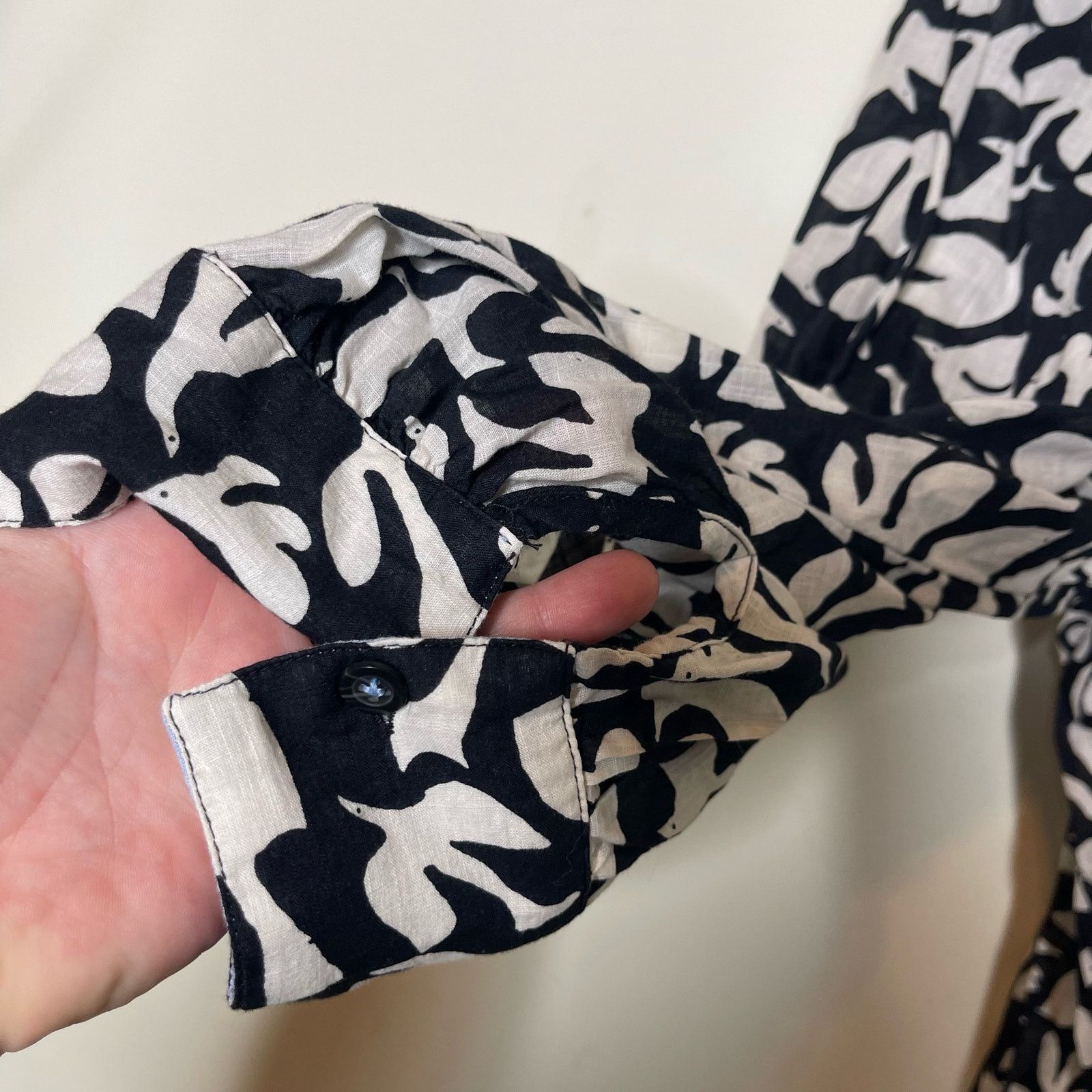 Anthropologie Anthropologie Danielle Kroll Womens Whismy Bird Button Up Size XL / US 12-14 / IT 48-50 - 3 Thumbnail