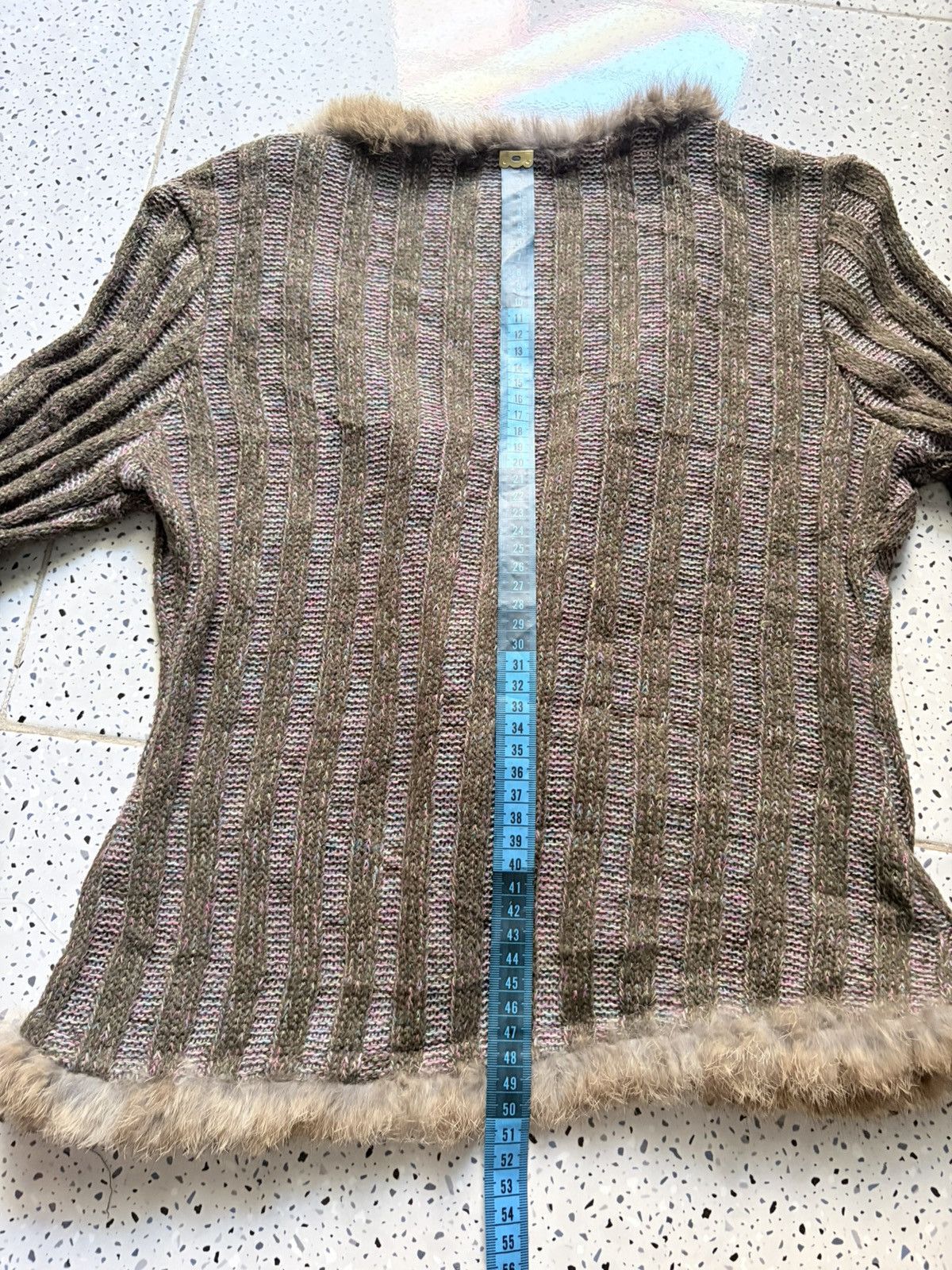 Le Grande Bleu (L.G.B.) Y2K Women Japanese Fur Knitwear Tops Size M / US 6-8 / IT 42-44 - 15 Thumbnail