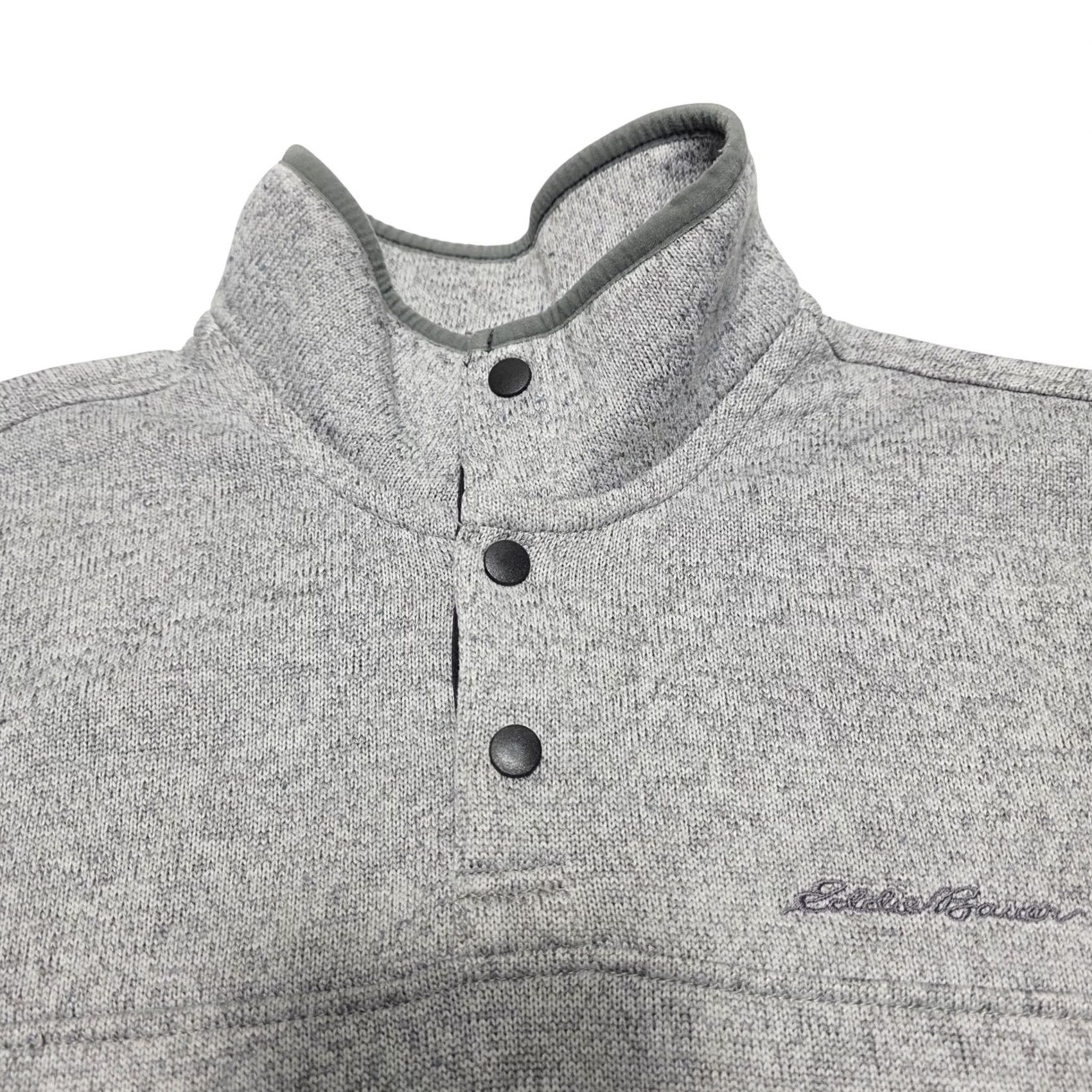 Eddie Bauer Eddie Bauer Sweater Grey Radiator Snap Fleece Men's XL Hike Camp Outdoors Size US XL / EU 56 / 4 - 3 Thumbnail