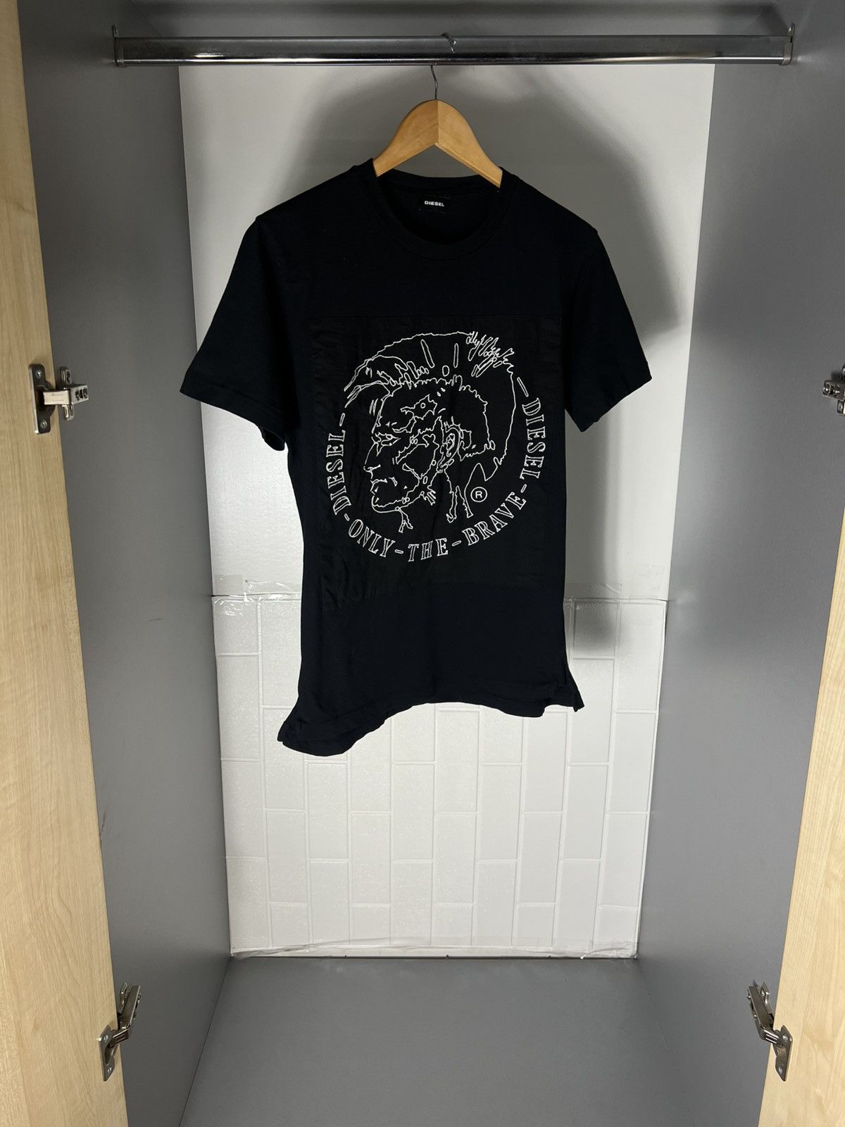 Diesel VINTAGE DIESEL INDUSTRY DENIM DIVISION DESIGNER T-SHIRT Y2K Size US M / EU 48-50 / 2 - 3 Thumbnail