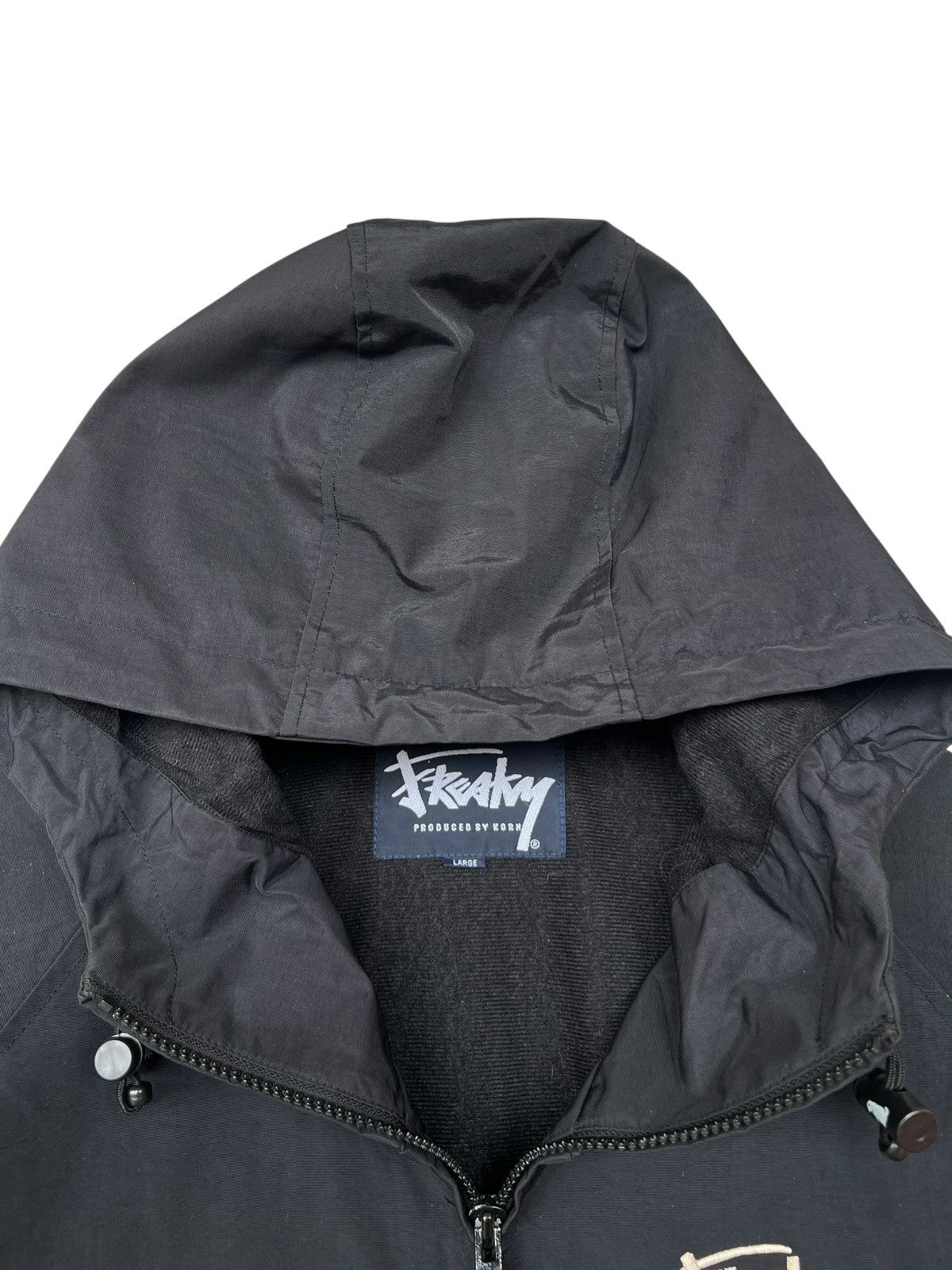 Japanese Brand Freaky Korn Black Zipper Light Jacket Streetwear y2k Jacket Size US L / EU 52-54 / 3 - 5 Thumbnail