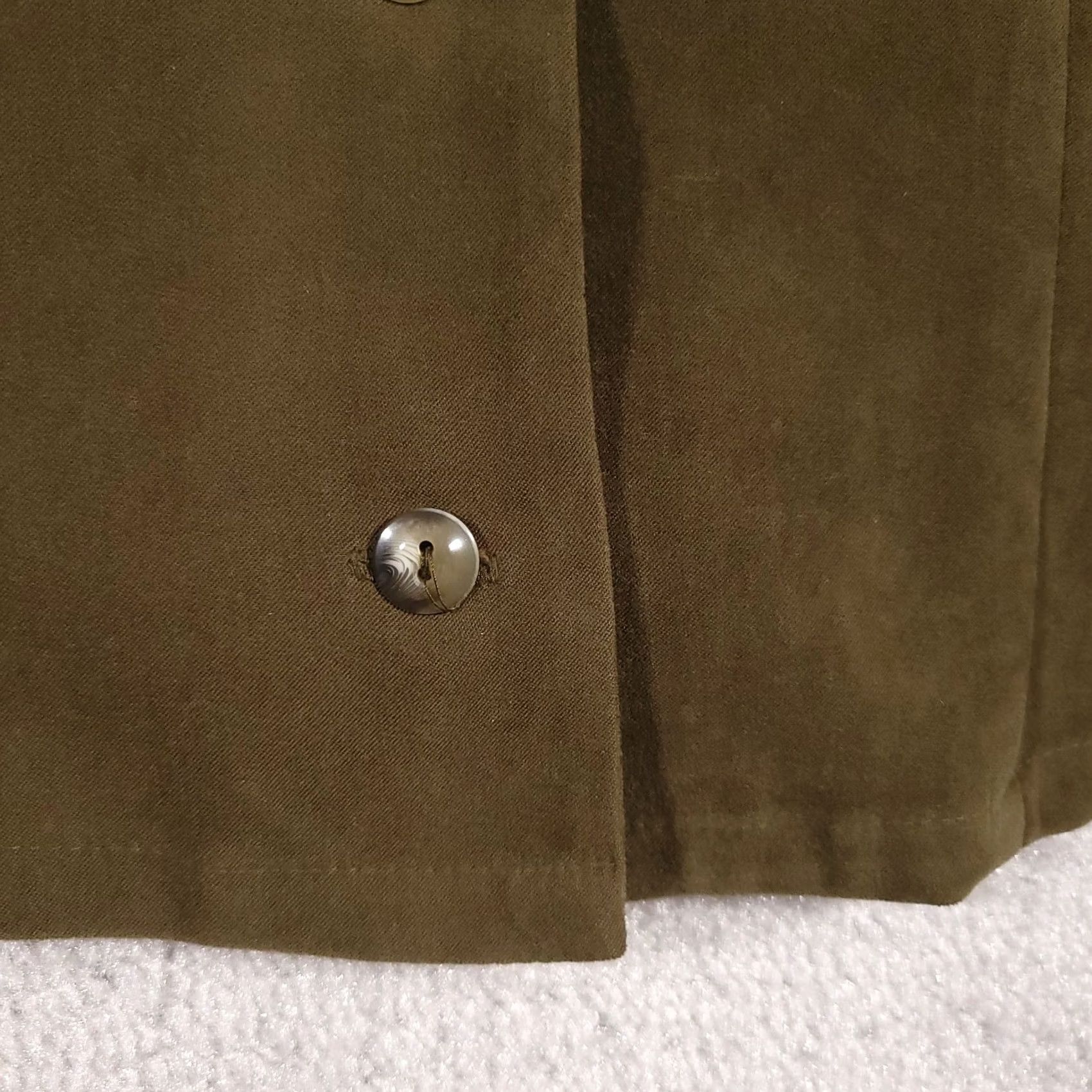 Vintage VINTAGE Jessica Howard Jacket Womens 10P Green Blazer Women Snake Skin Long Sleeve Open Back Size L / US 10 / IT 46 - 5 Thumbnail