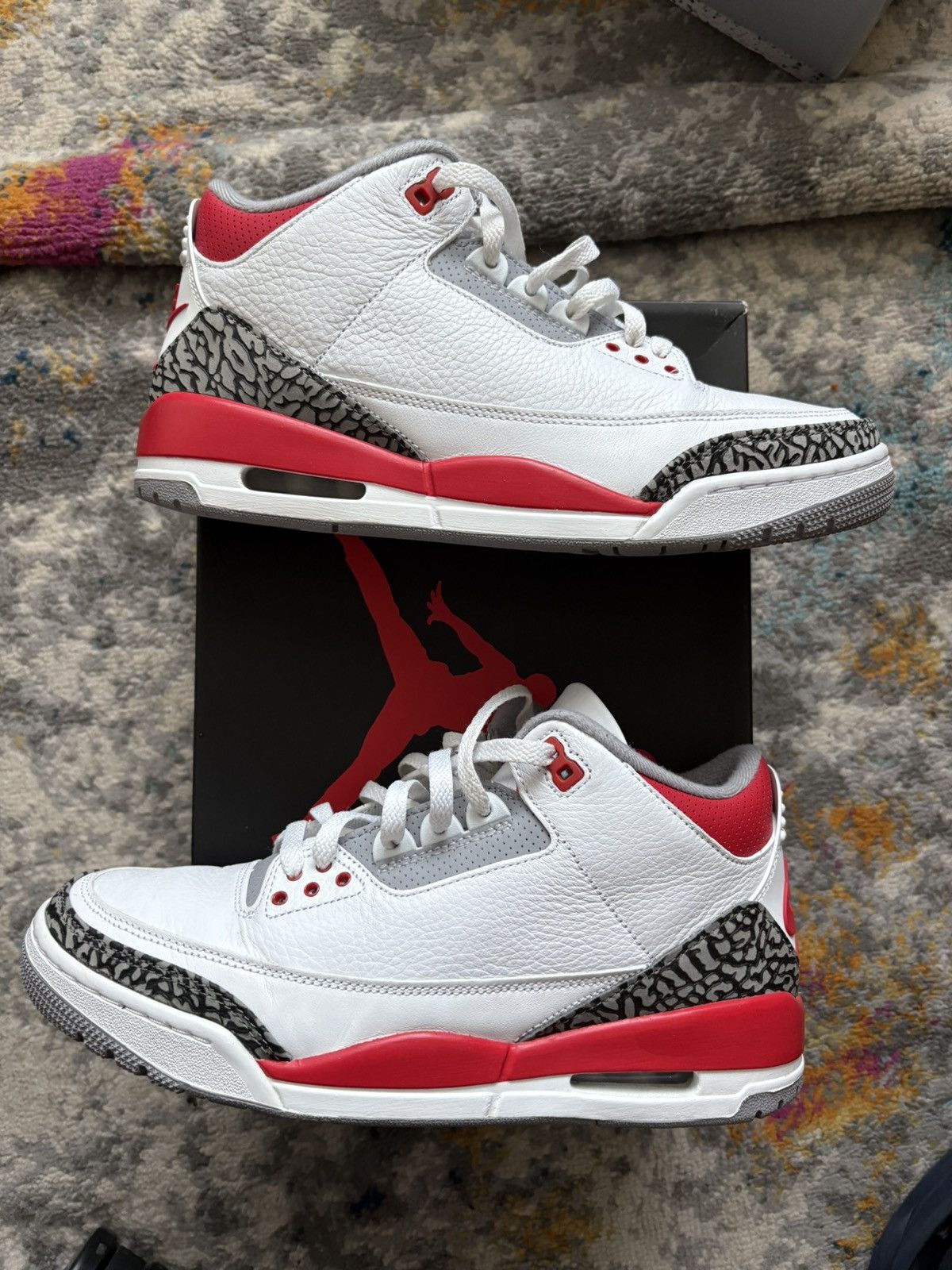 Air Jordan Retro 3 Fire Red size 10