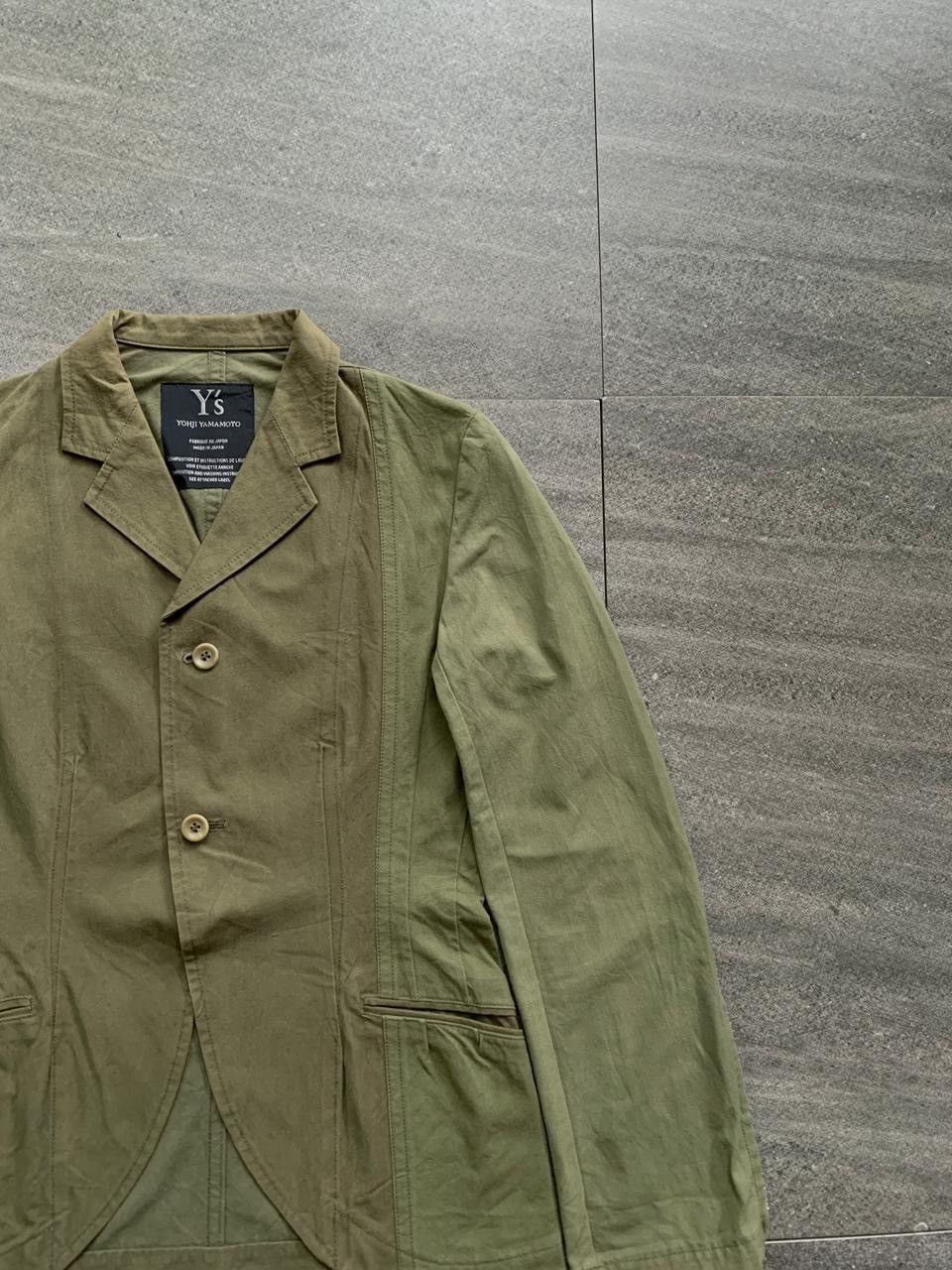 Yohji Yamamoto FREE TAX! Military Two Tone Jacket Size US XS / EU 42 / 0 - 2 Thumbnail