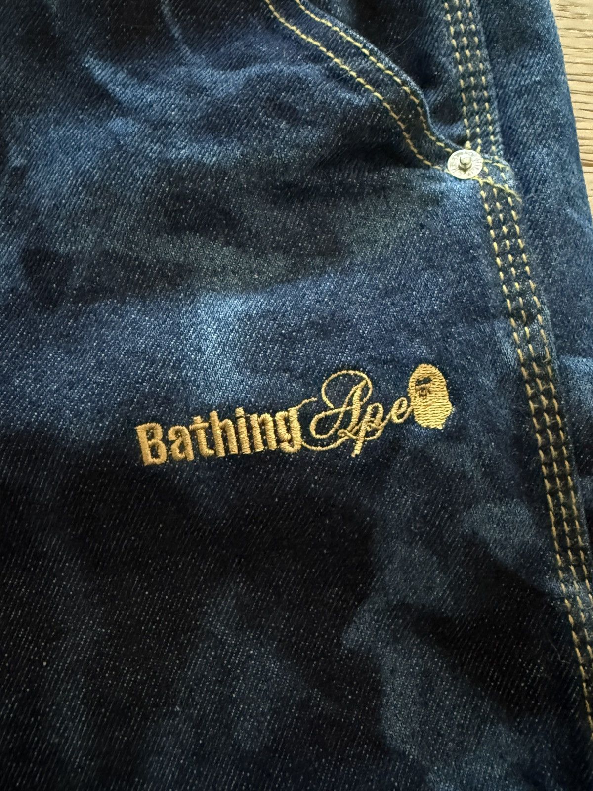 Bape Bape Indigo Rose Denim Size US 32 / EU 48 - 4 Thumbnail