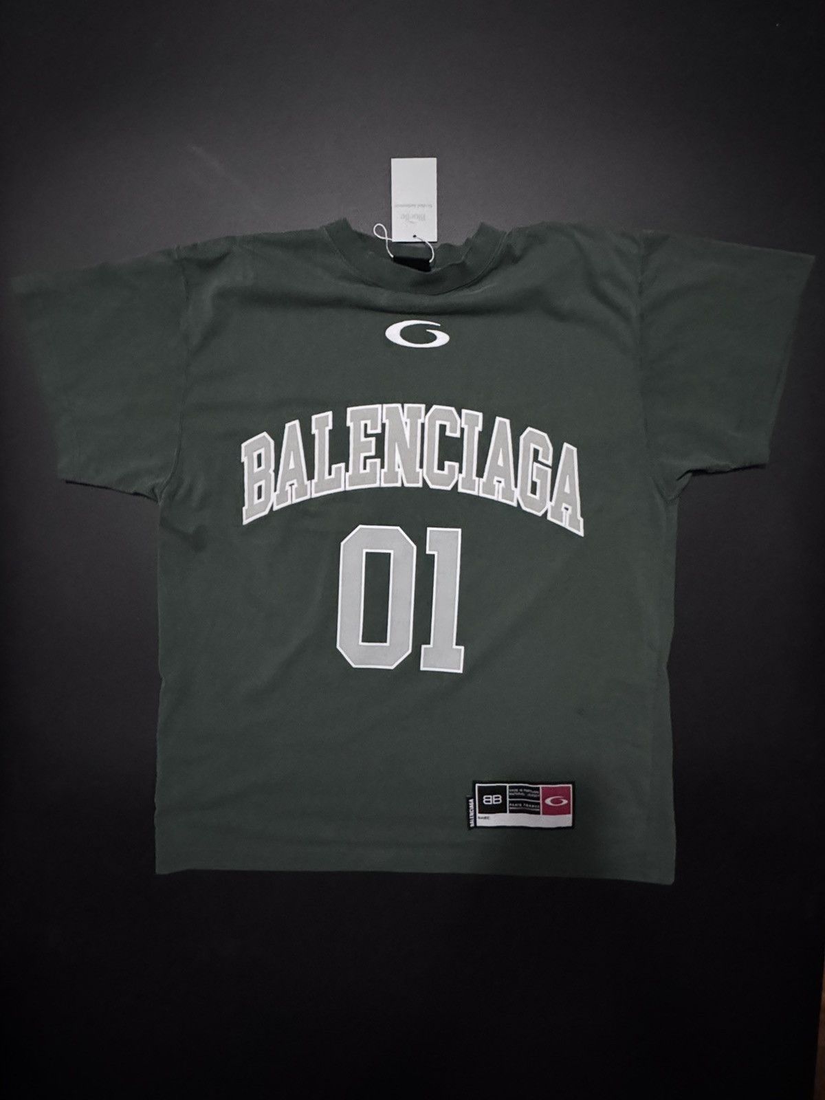 Balenciaga Balenciaga Basketball T-shirt BLUELLE🌊🌊 Size US S / EU 44-46 / 1 - 1 Thumbnail