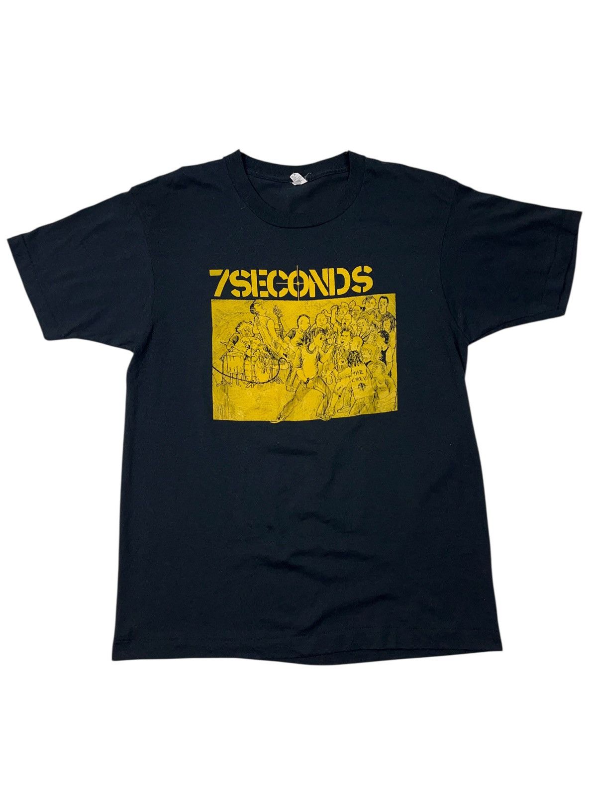 Band Tees Vintage 80s 7 Seconds Walk Together Rock Together Punk Shirt Size US L / EU 52-54 / 3 - 1 Thumbnail
