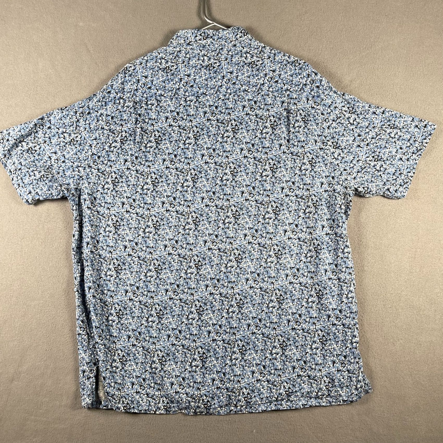 Vintage Vintage Silk Shirt Mens 2XL Blue Floral Short Sleeve Summer Button Up Lightweight 90s Size US XXL / EU 58 / 5 - 3 Thumbnail