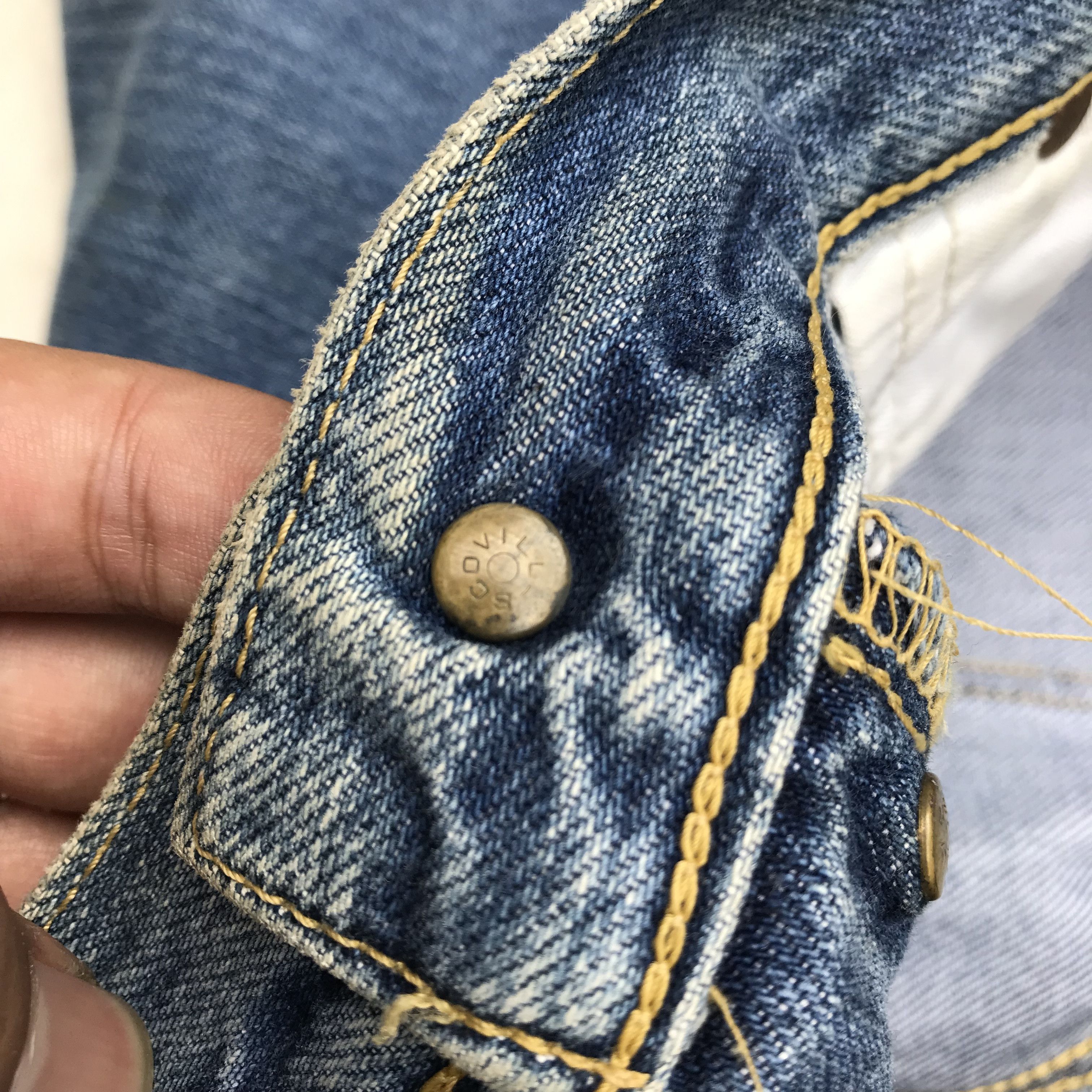 Lee × Union LA × Vintage Vintage Lee riders X Edwin sanforized union made jeans butto Size US 31 - 9 Thumbnail