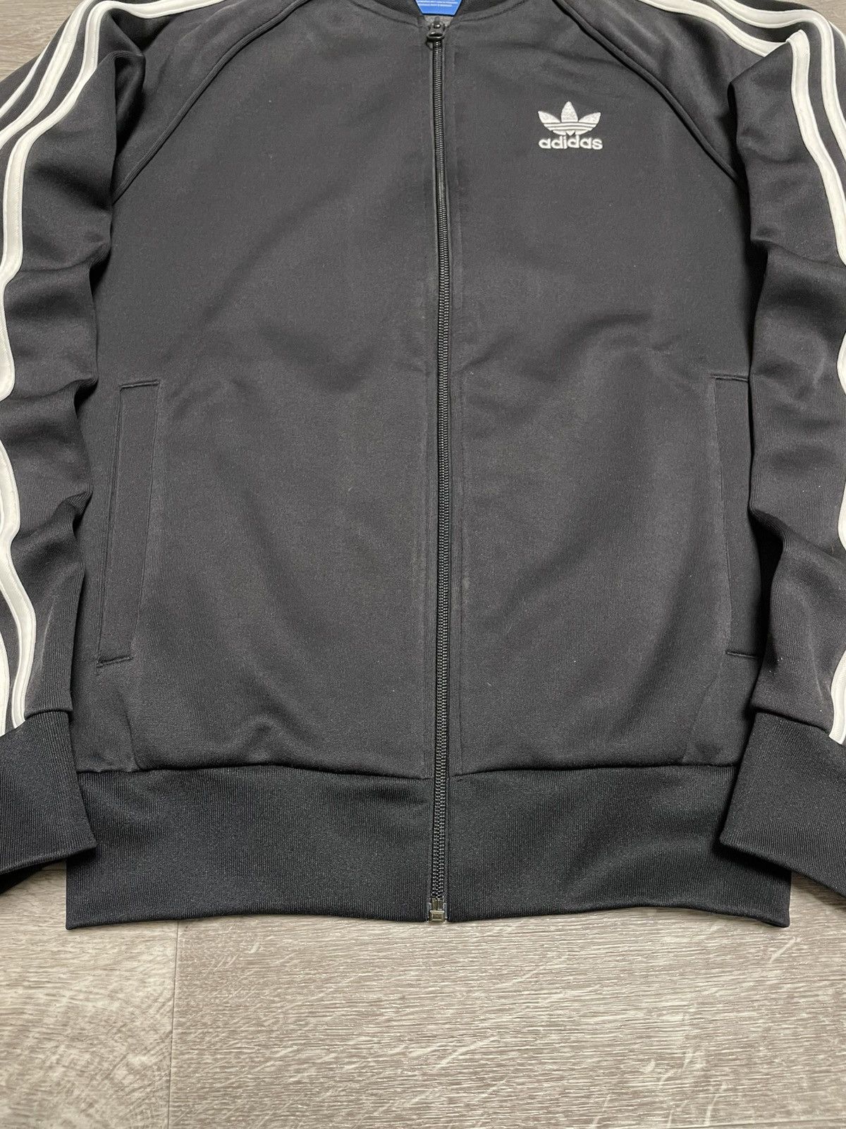 Adidas Adidas Fire Bird Black 3-Stipe Track Jacket Bomber Y2K Size US S / EU 44-46 / 1 - 7 Thumbnail