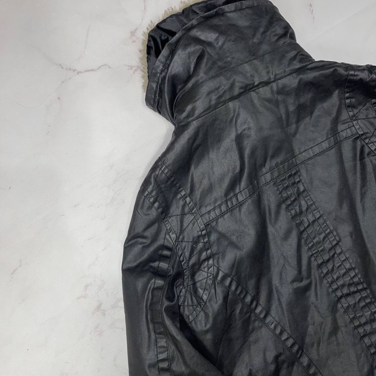 Japanese Brand Vintage Crazy Y2K Leather fur Jakets streetwear size Size M / US 6-8 / IT 42-44 - 12 Thumbnail