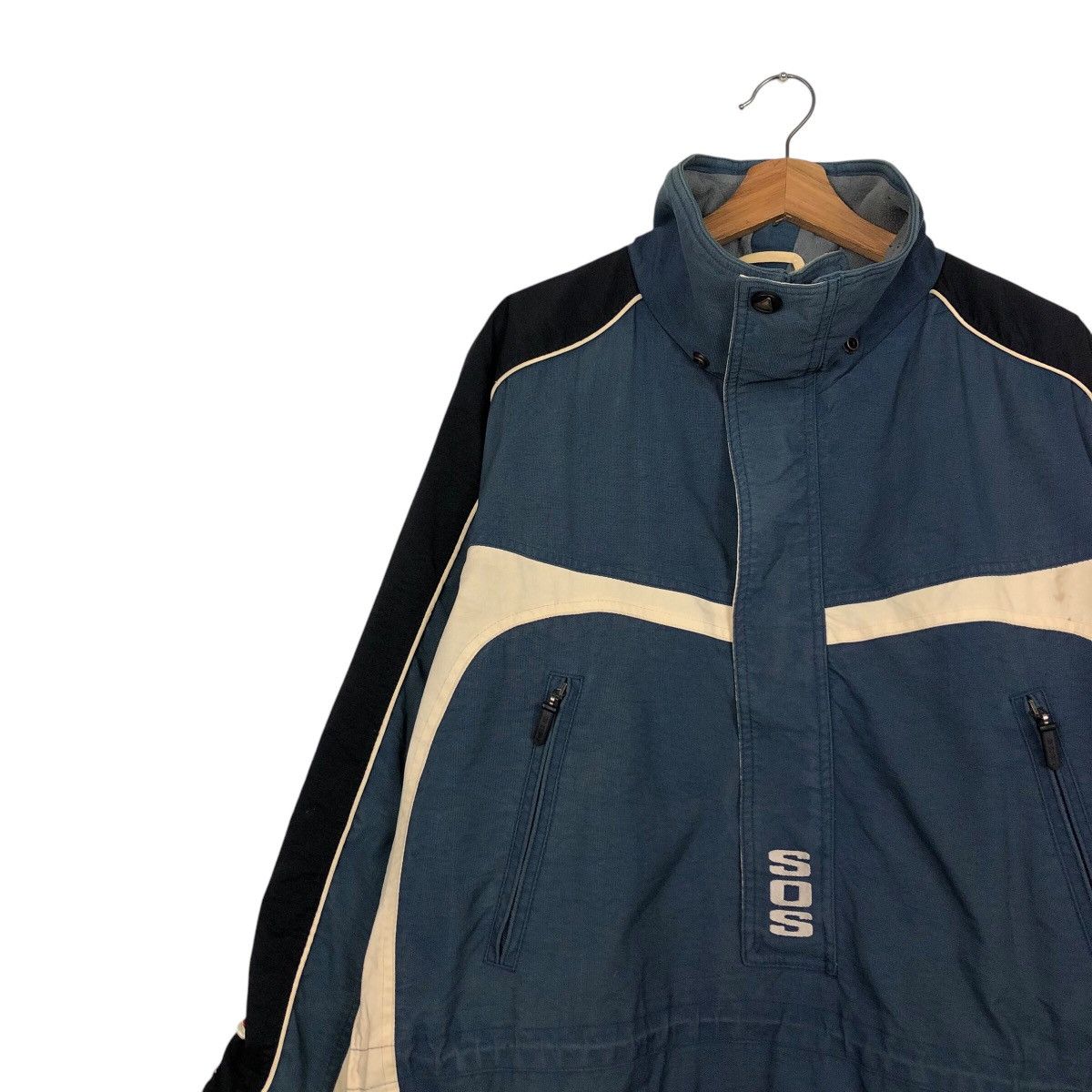 Japanese Brand 📌SOS Sportswear Of Sweden Half Zipper Anorak Jacket Size US M / EU 48-50 / 2 - 8 Thumbnail