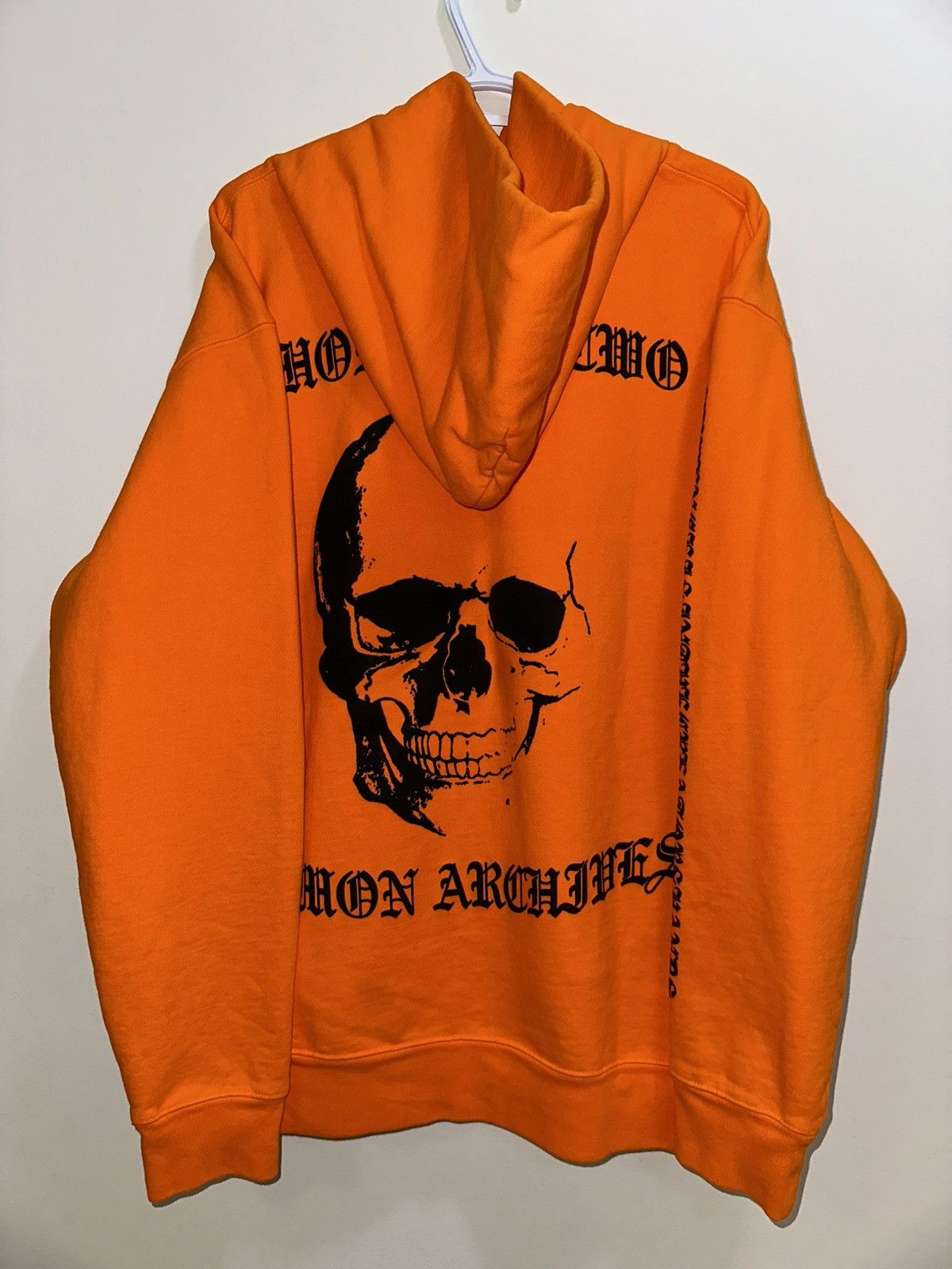 Designer × Hypebeast × Revenge Revenge ‘Demon Archives’ Orange Hoodie XL Size US XL / EU 56 / 4 - 16 Thumbnail