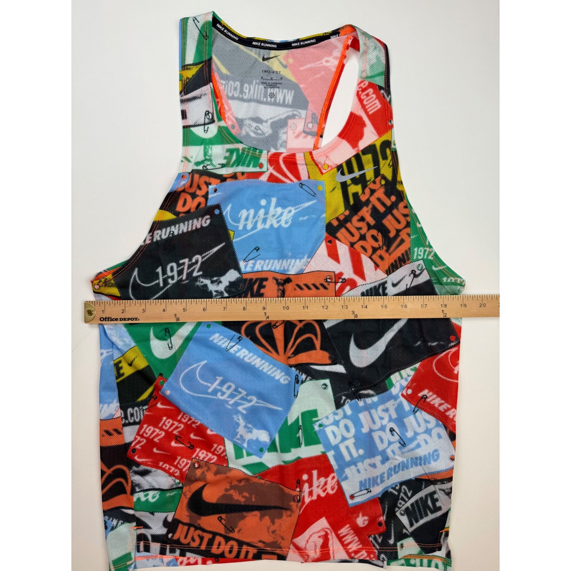 Nike Size Medium - Nike Dri-Fit Fast Run Energy Running Singlet G Size US M / EU 48-50 / 2 - 6 Thumbnail
