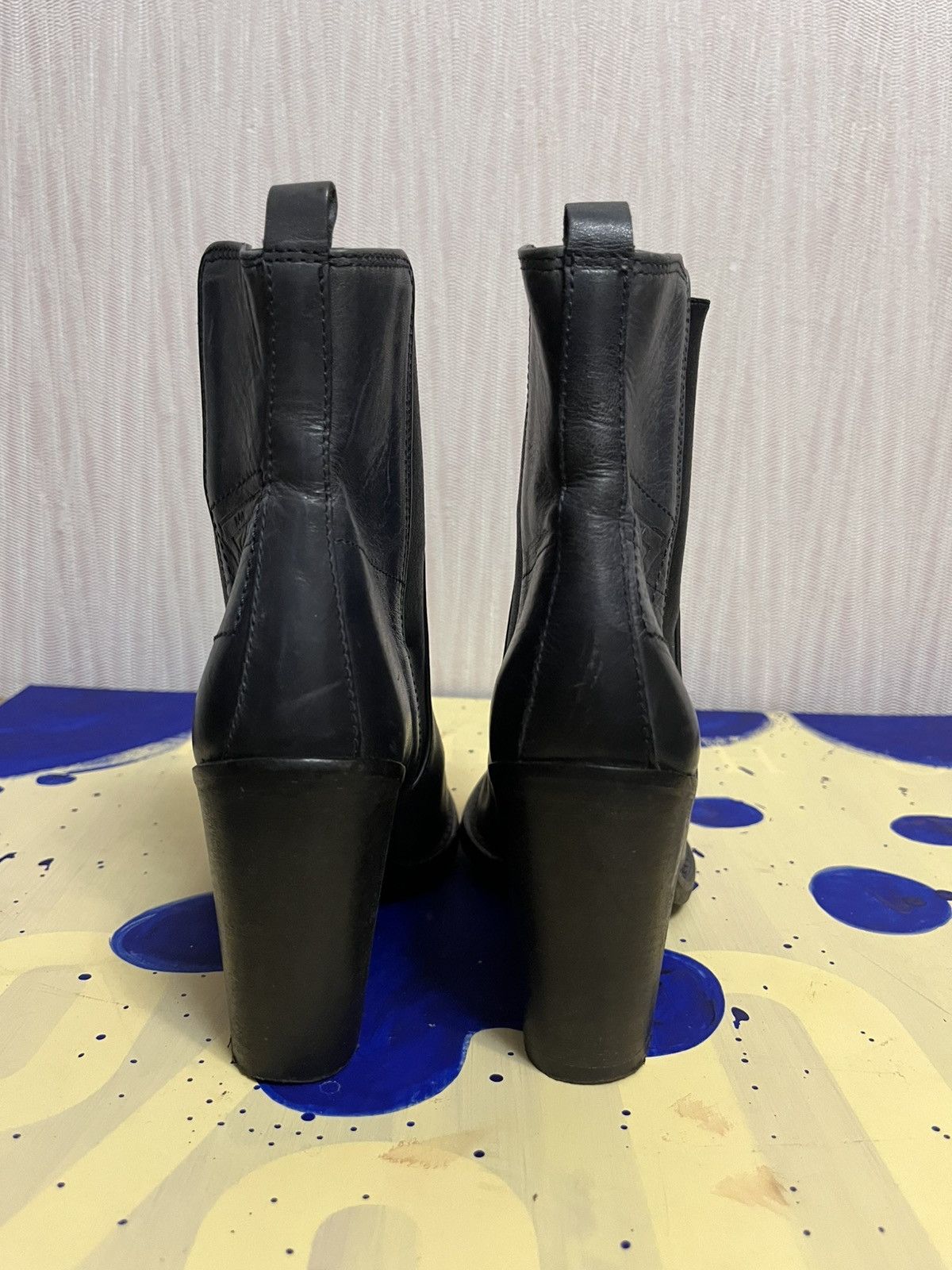 G-Star Avantgarde washed leather g-star raw heelboots Size US 6 / IT 36 - 4 Thumbnail