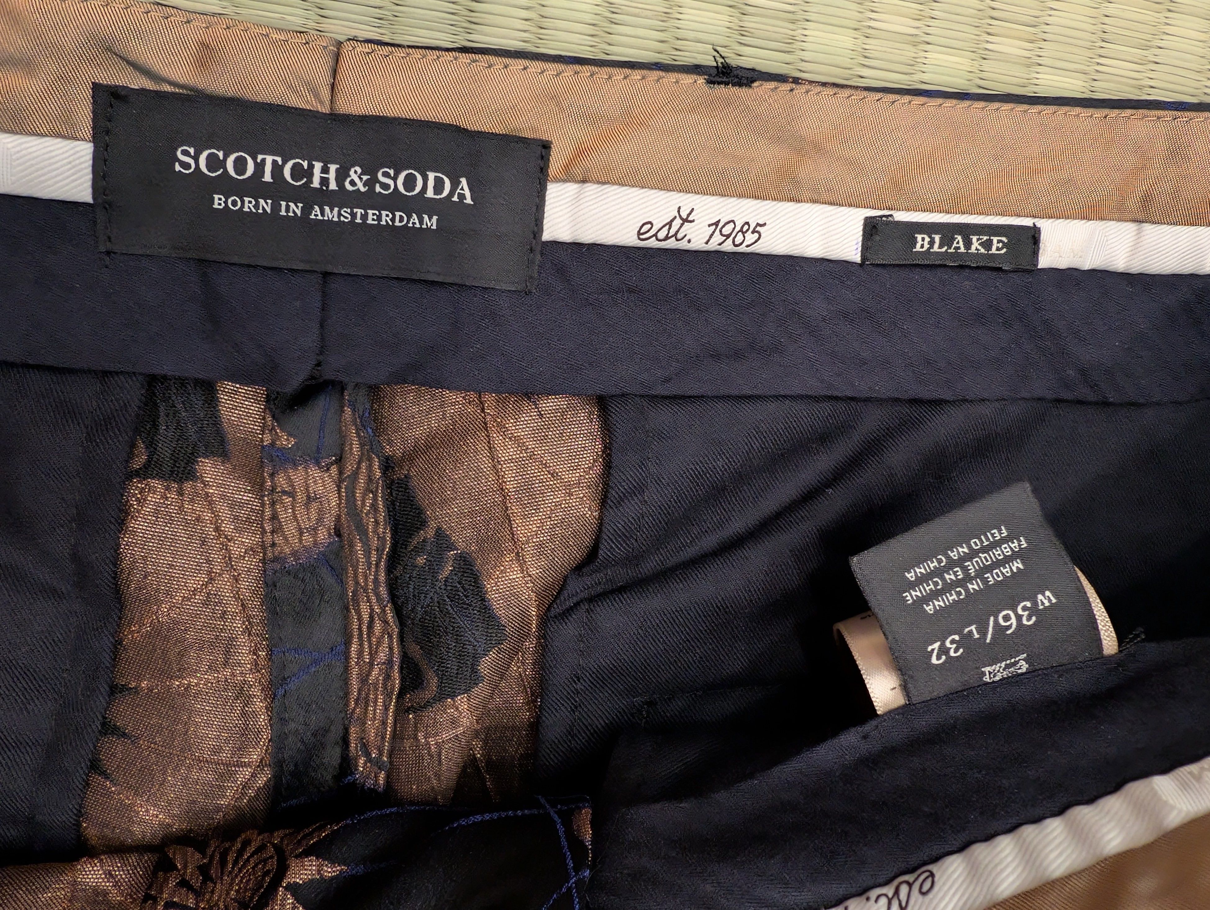 Scotch & Soda Scotch & Soda Amsterdam Moon Stars Jacquard Trousers Size US 36 / EU 52 - 3 Thumbnail