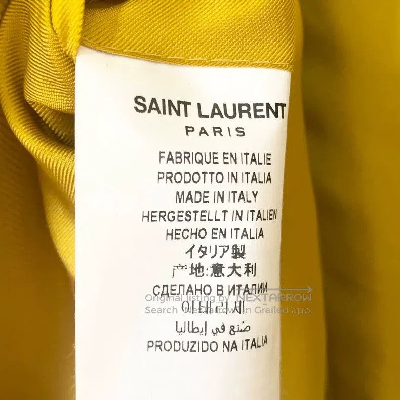 Saint Laurent Paris Saint Laurent Paris Jacket yellow Size XS / US 0-2 / IT 36-38 - 4 Thumbnail