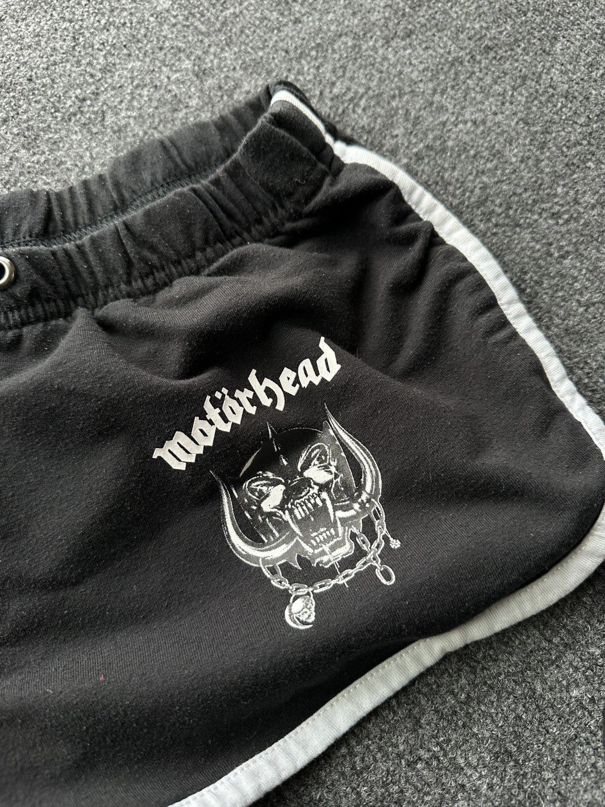 Other 🚨 MOTORHEAD BIG LOGO WOMEN SHORTS BLACK BAND ROCK METAL Size 25" / US 0 / IT 36 - 6 Thumbnail