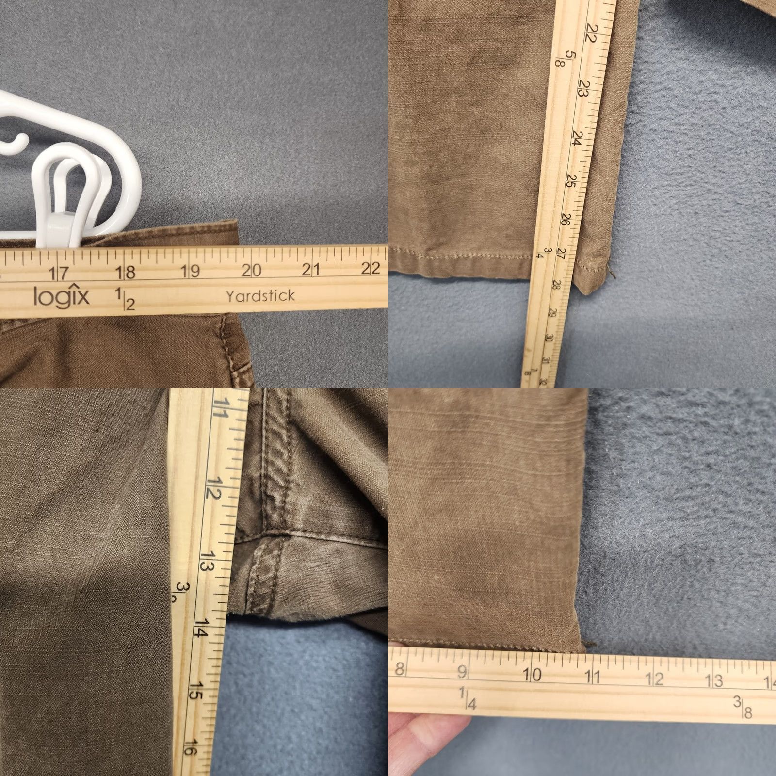 Lucky Brand Lucky Brand Mens Pants 40x28 Brown 100% Cotton Workwear Chino Flat Front Zip 5-Pocket Mens Casual Size US 40 / EU 56 - 8 Thumbnail