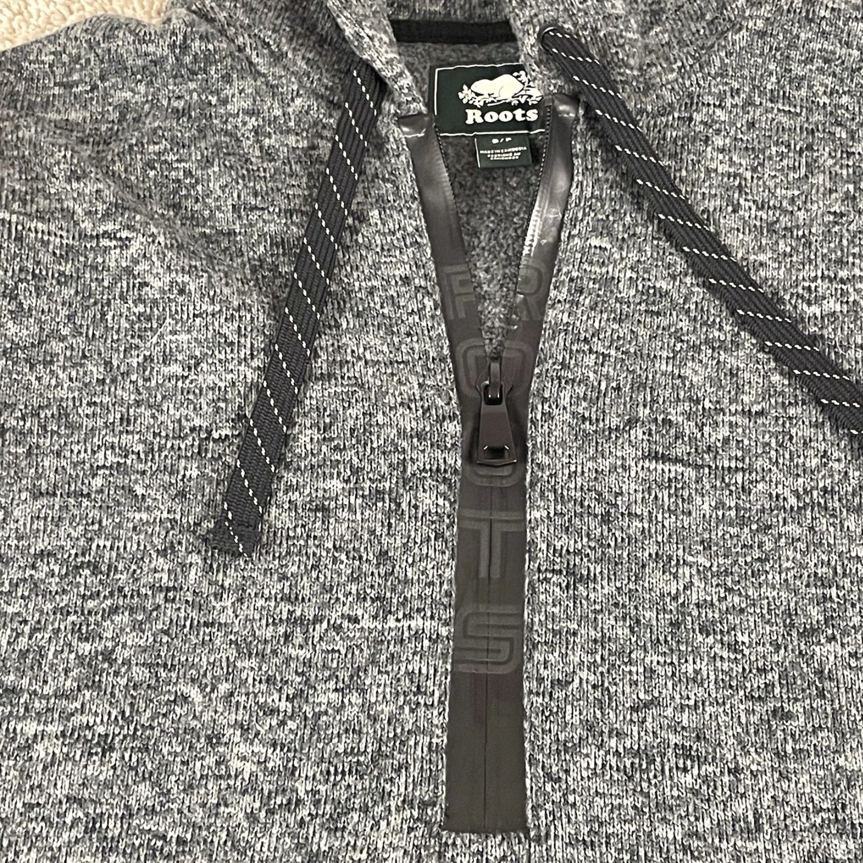 Roots Roots Canada Hoodie Men’s Small 1/4 Zip Pullover Sweatshirt Gray R1 Size US S / EU 44-46 / 1 - 7 Thumbnail