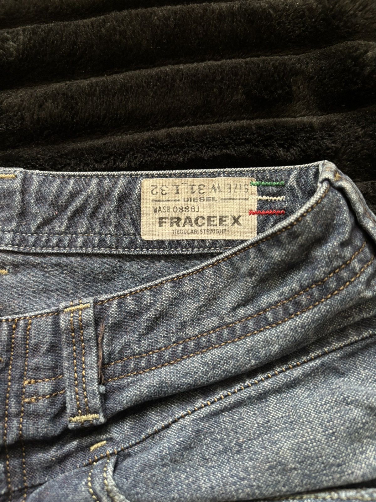 Diesel “Fraceex” Regular Straight Denim Size US 31 - 3 Thumbnail