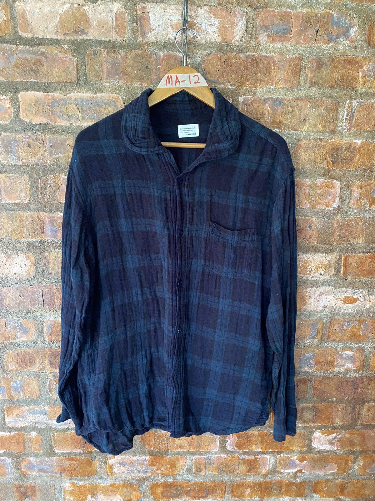 Final Home 2000s Final Home Oversize Check tartan flannel Size US L / EU 52-54 / 3 - 2 Thumbnail