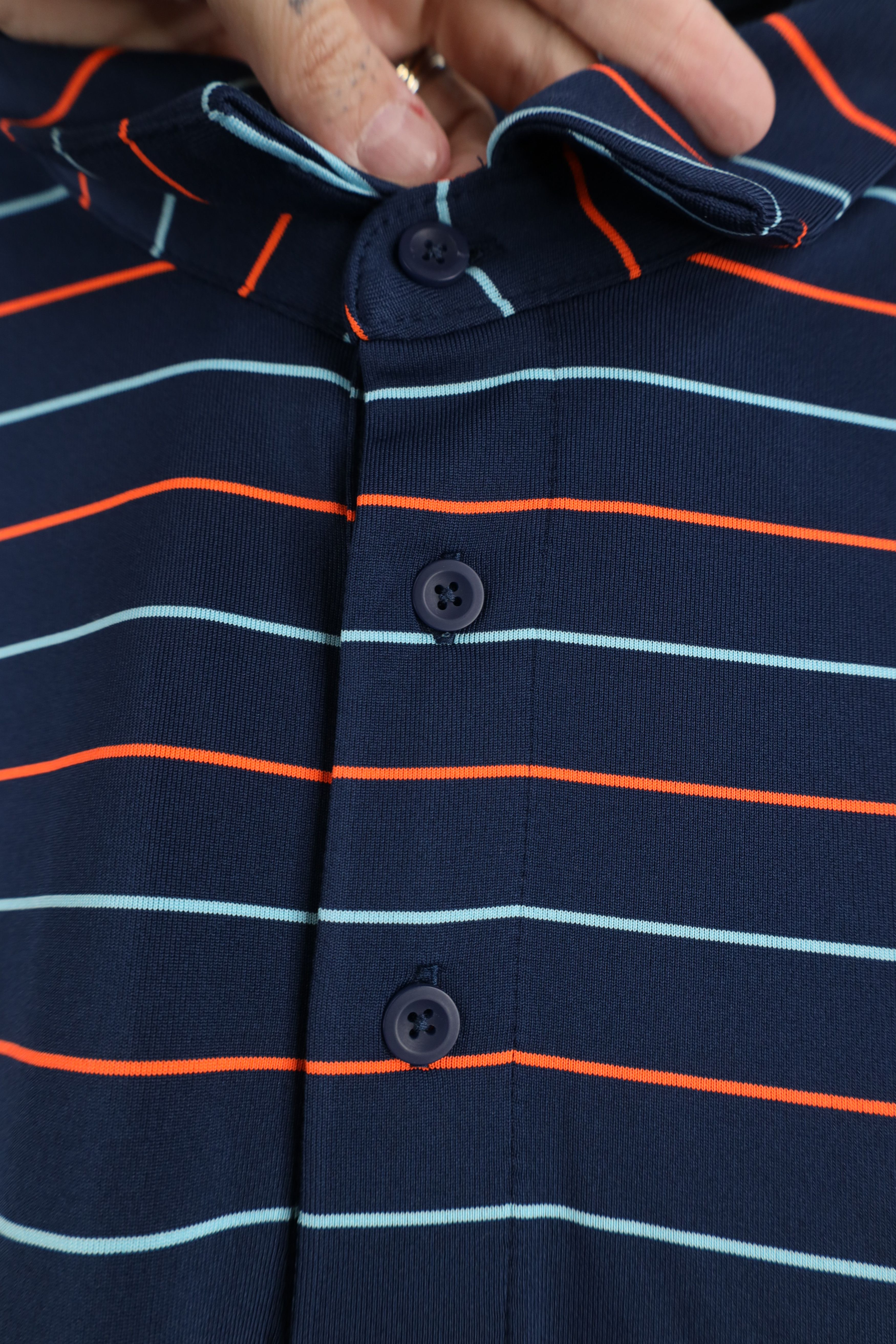 Under Armour New Under Armour HeatGear Striped Golf Golfing Polo Shirt Size US XXL / EU 58 / 5 - 9 Thumbnail