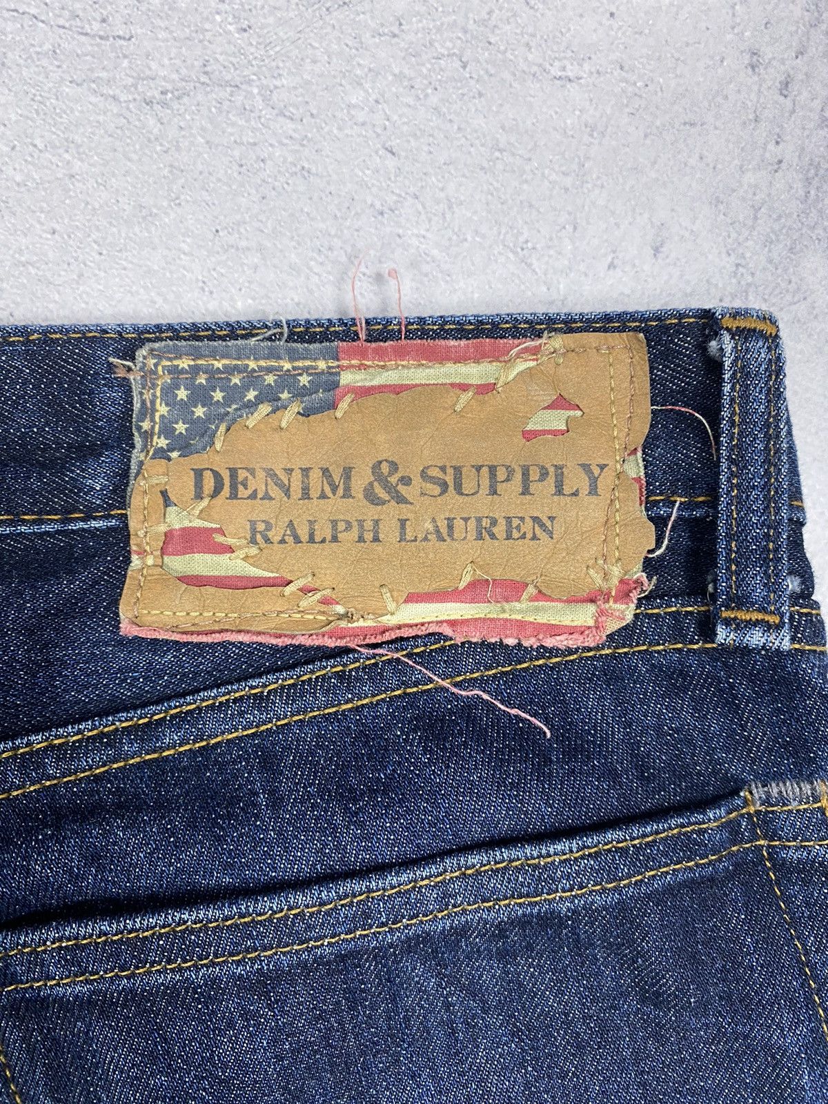 Polo Ralph Lauren Polo Ralph Lauren Denim Supply Dark Blue Jeans USA Flag Size US 32 / EU 48 - 5 Thumbnail