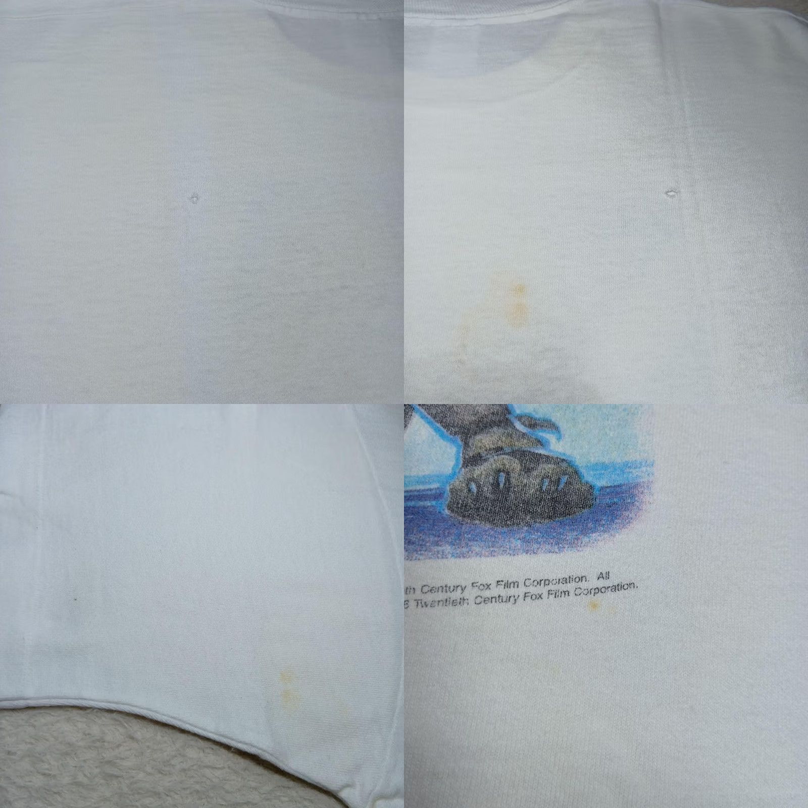 Fruit Of The Loom Vintage 1996 Alien vs Predator Shirt L White Rare Japan Promo Used Adult Men Fruit of the Loom Size US L / EU 52-54 / 3 - 8 Thumbnail