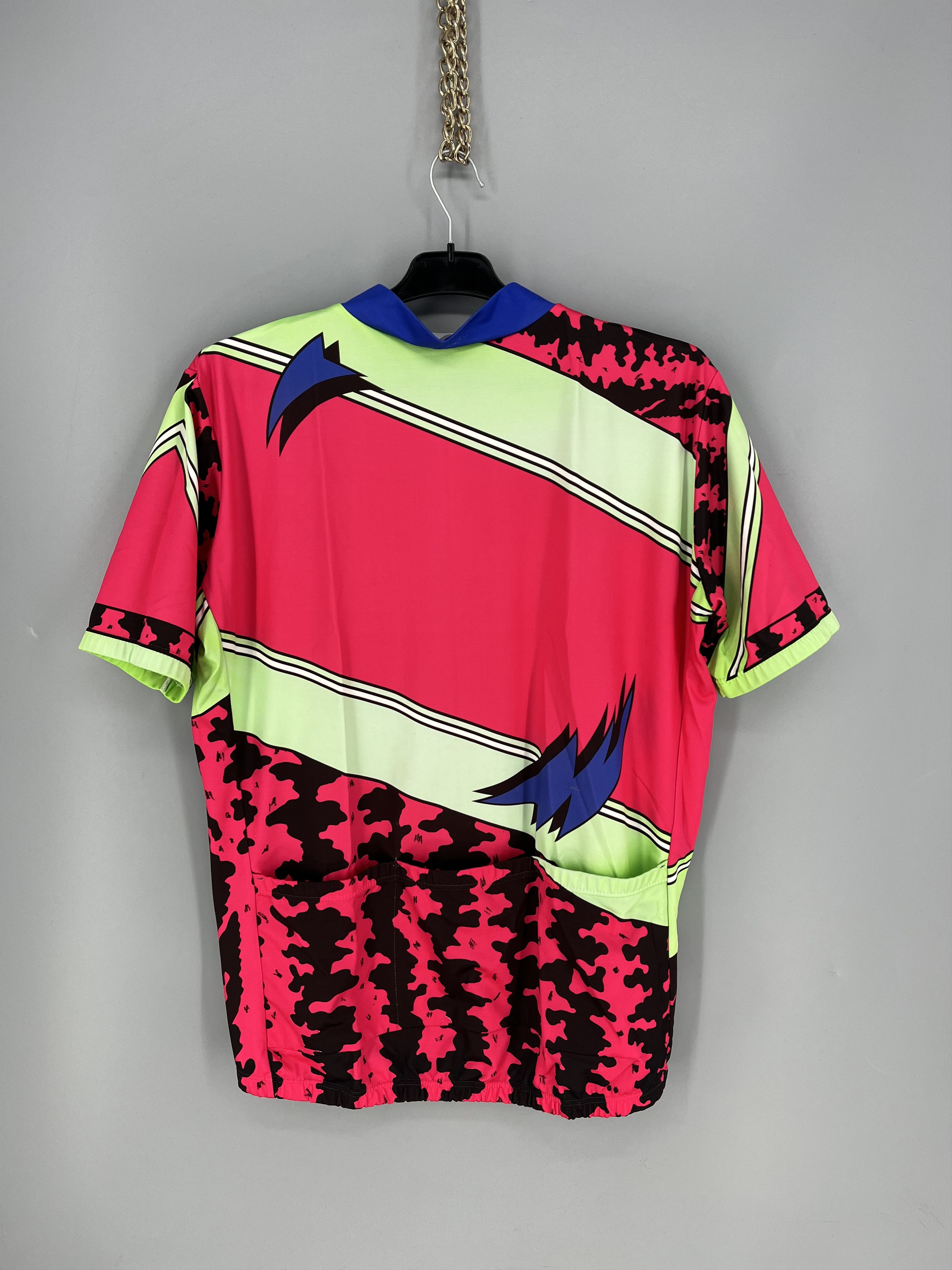 Vintage Vintage Vermarc Neon Cycling Jersey 90s Rare Size US M / EU 48-50 / 2 - 11 Thumbnail