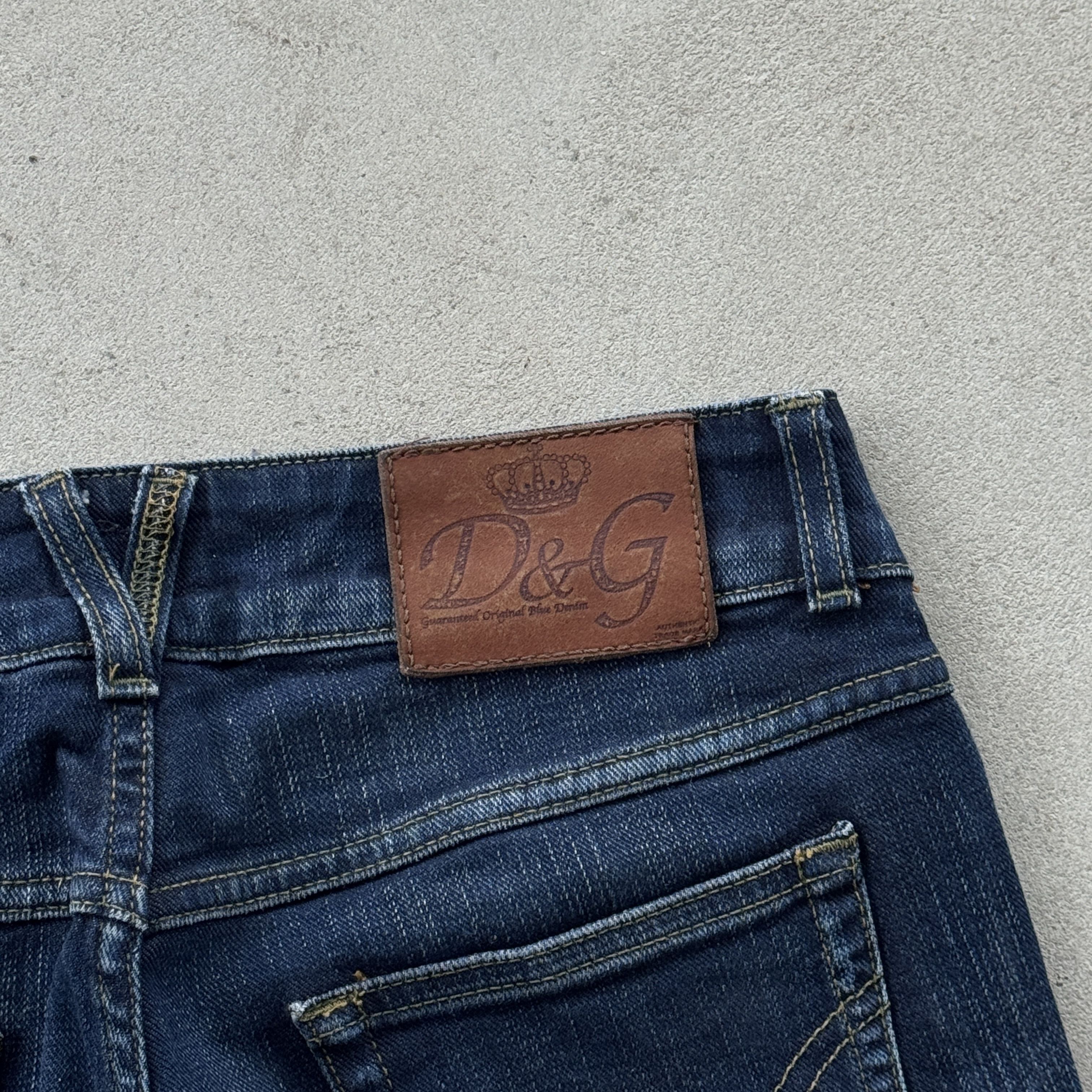 Dolce & Gabbana Vintage Dolce & Gabanna Bootcut Flared Denim Pants Size 27" / US 4 / IT 40 - 3 Thumbnail